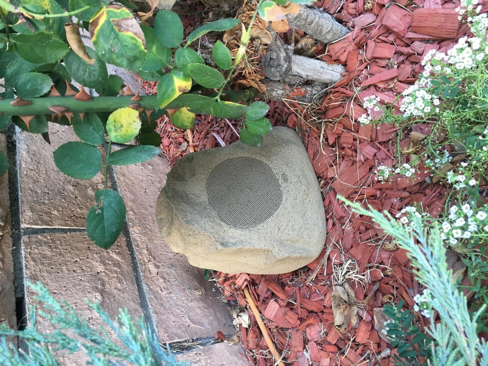 Theater Solutions 4R4S Outdoor Sandstone Rock 4 Speaker Set for Yard Patio Pool Spa customer photo 2