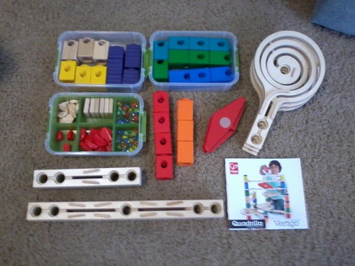 Hape Wooden Quadrilla Marble Run Vertigo Construction with Instruction | 134-PIECE STEM Educational Learning Toys for Kids customer photo 2