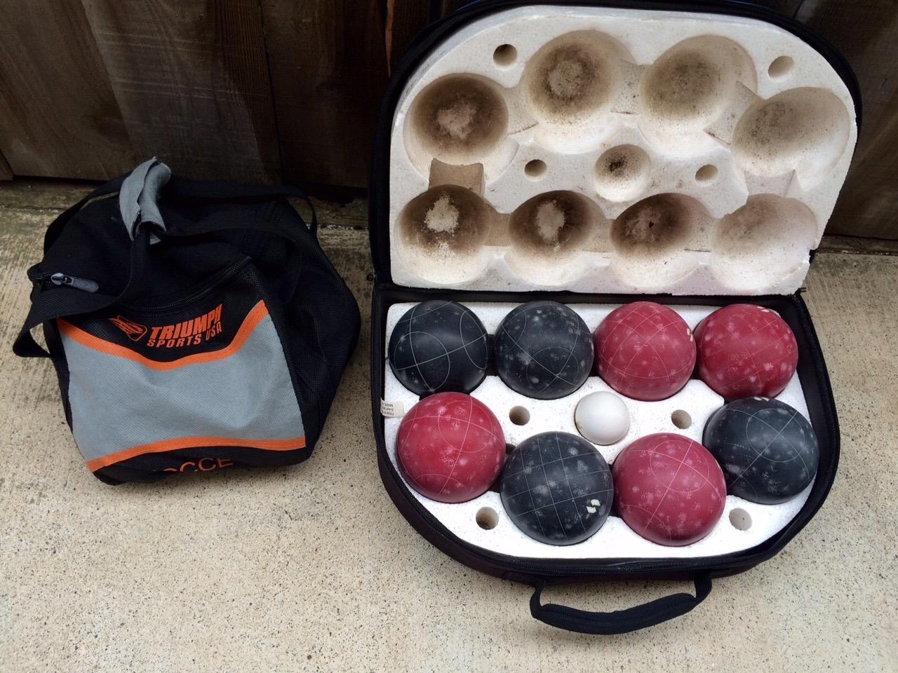 Triumph Sports Competition 100mm Resin Bocce Ball Outdoor Game Set with Carrying Bag for Easy Storage,Multi,One Size,35-7103-3 customer photo 2