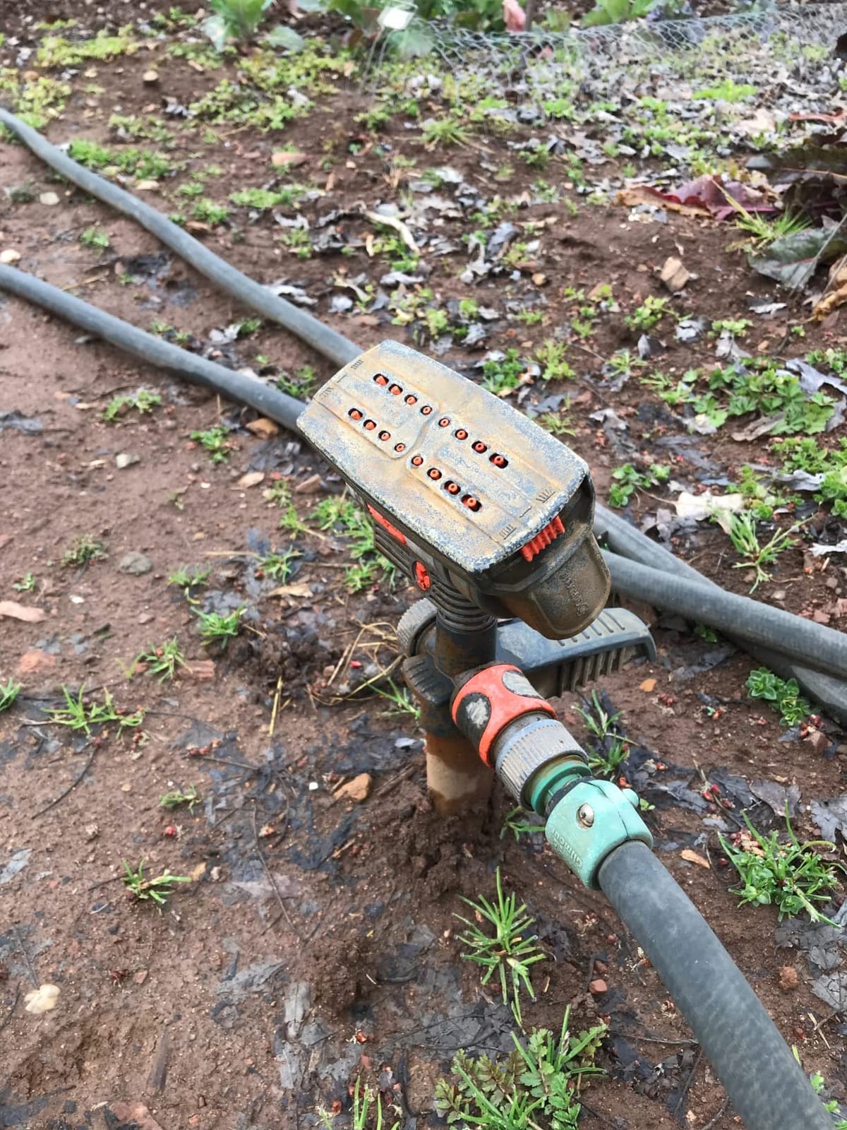 GARDENA ZoomMaxx Sprinkler on Metal Step Spike, up to 2300 sq ft - 20575 customer photo 1
