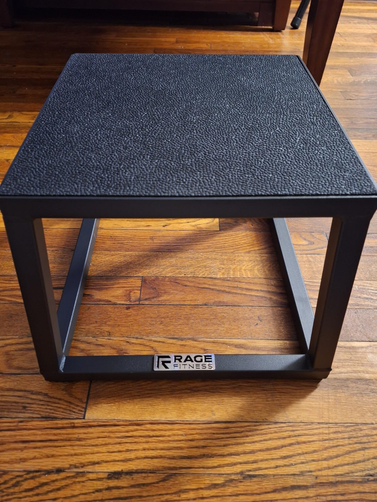 Rage Fitness Steel Plyo Box 12-18-24 Inch High Anti-Slip Pre-Assembled Plyometric Jump Box for Home Gym Conditioning and Strength Training (Sold Individually) Plyometric Platform Step customer photo 2