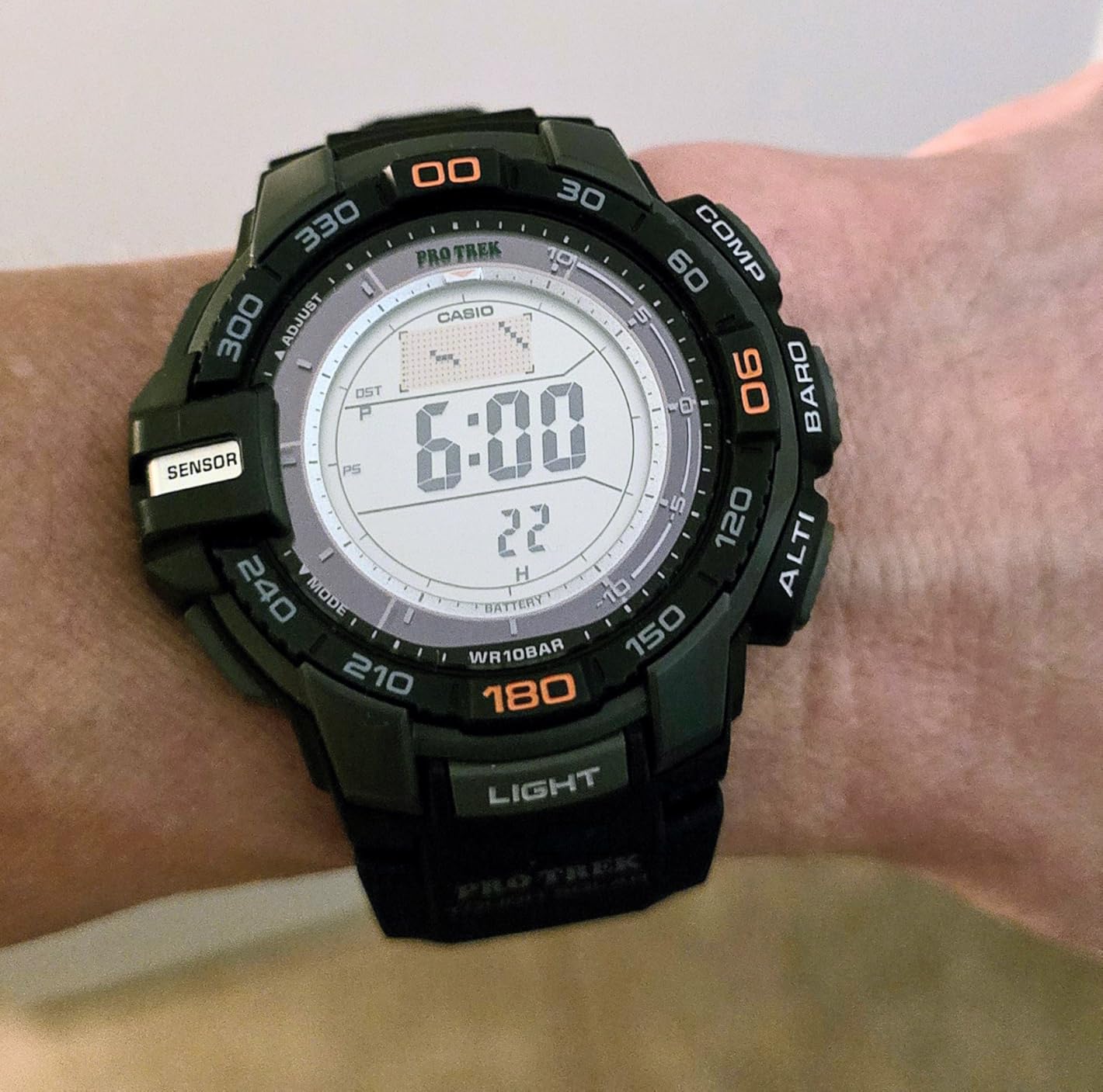 Men's Pro Trek PRG-270-1 Tough Solar Triple Sensor Multifunction Digital Sport Watch customer photo 1