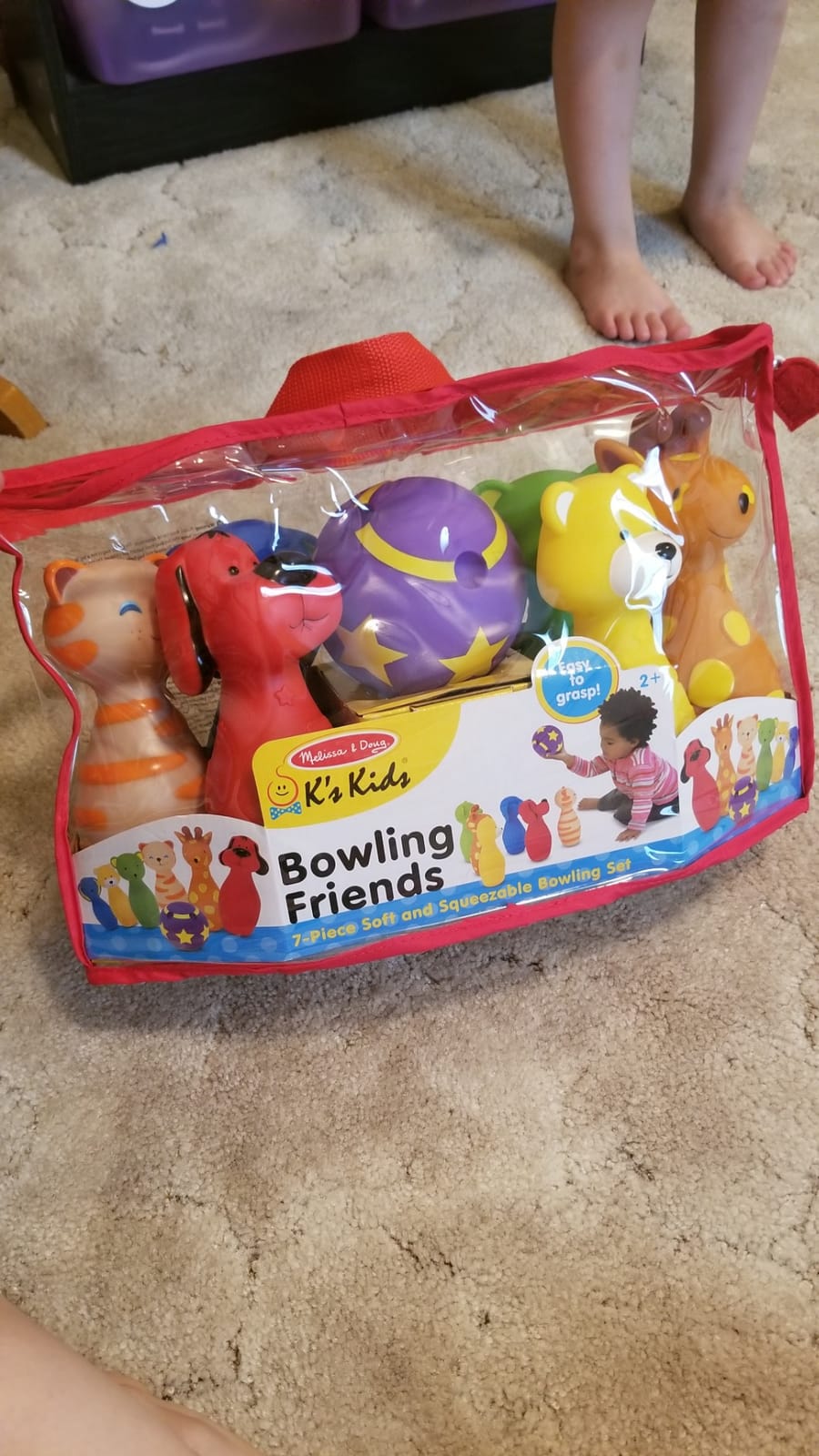 Melissa & Doug Animal Bowling Friends Soft Plastic 7-Piece Play Set customer photo 1