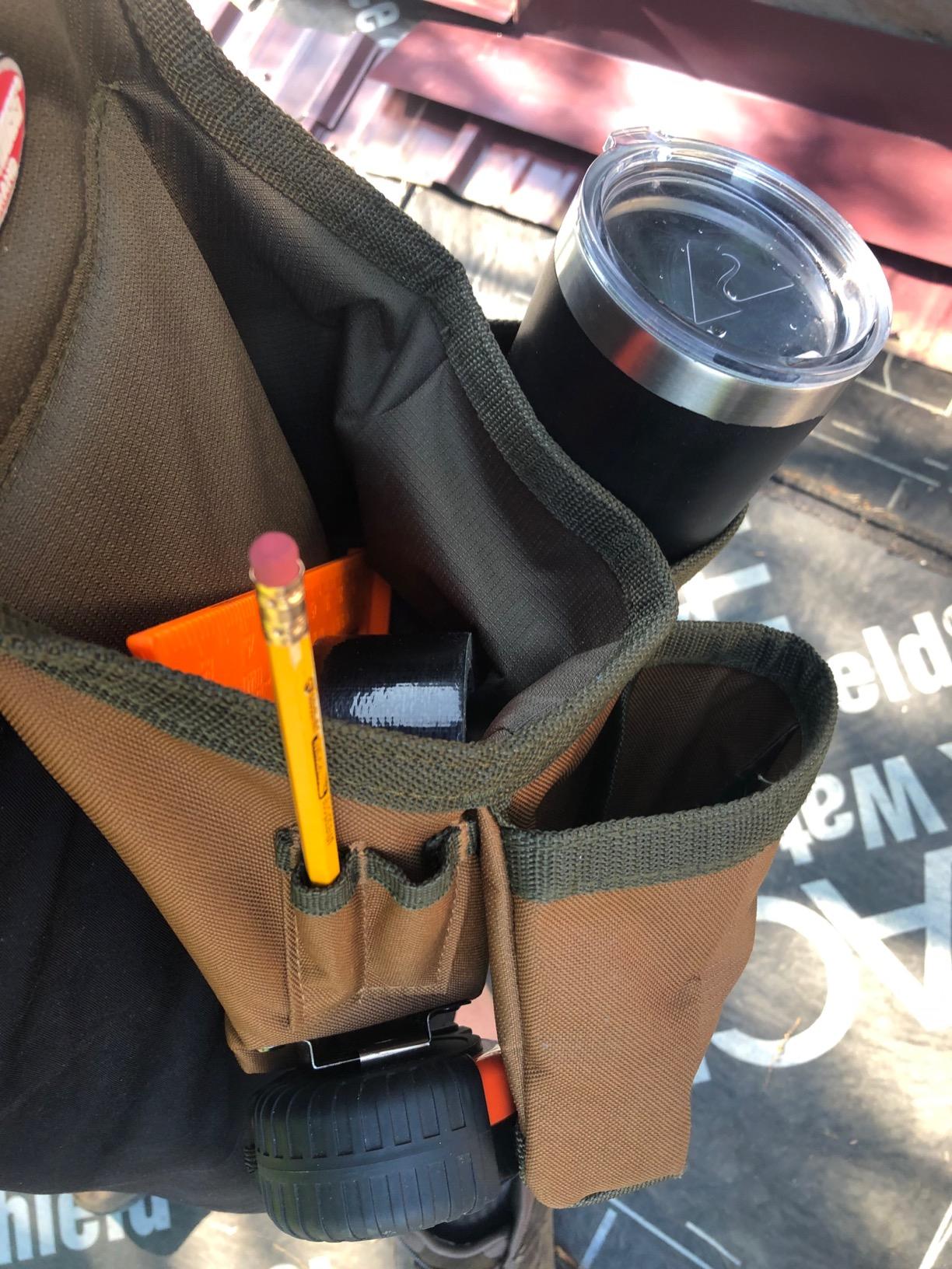 Bucket Boss 50200 Two Bag Tool Belt in Brown customer photo 2