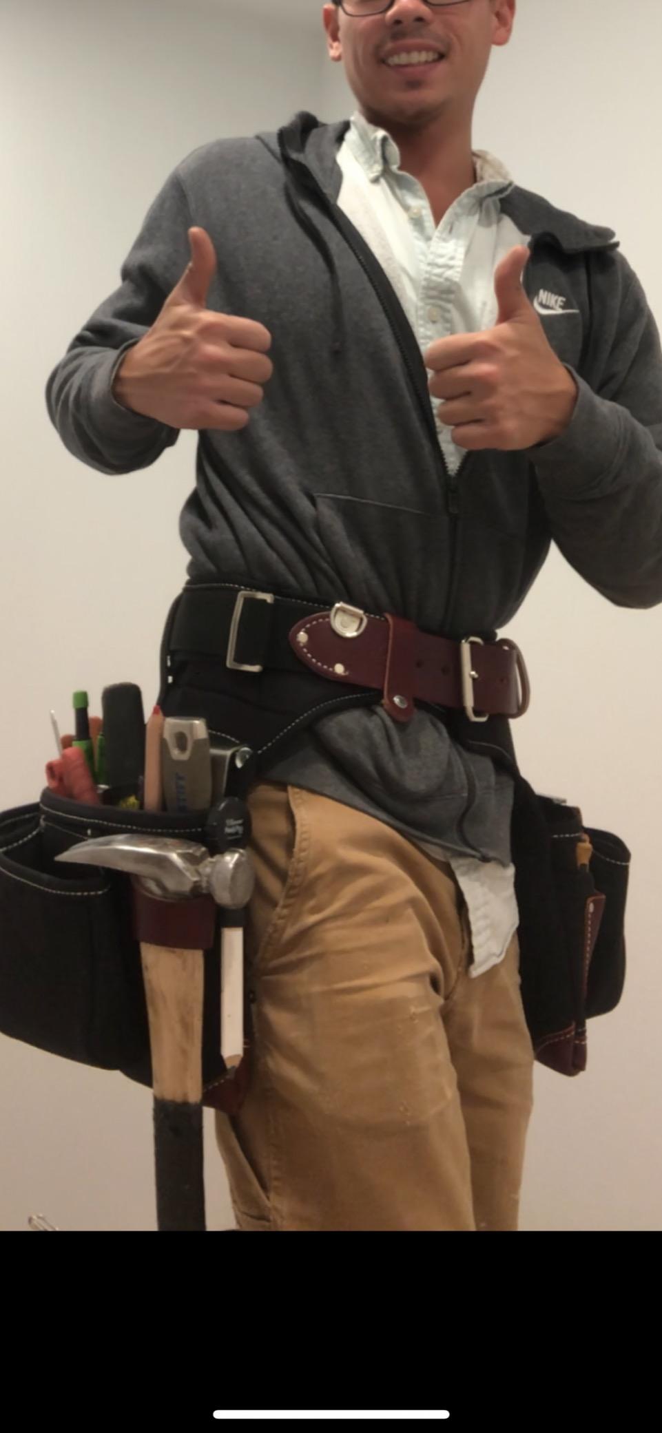 Occidental Leather Adjust-to-Fit OxyLight Framer - 21 Pockets & Tool Holders - Made in USA customer photo 2