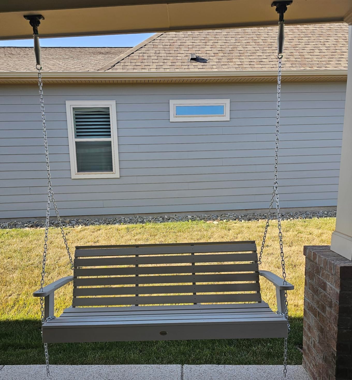 highwood Weatherly Porch Swing, 4 Feet, Weathered Acorn customer photo 1