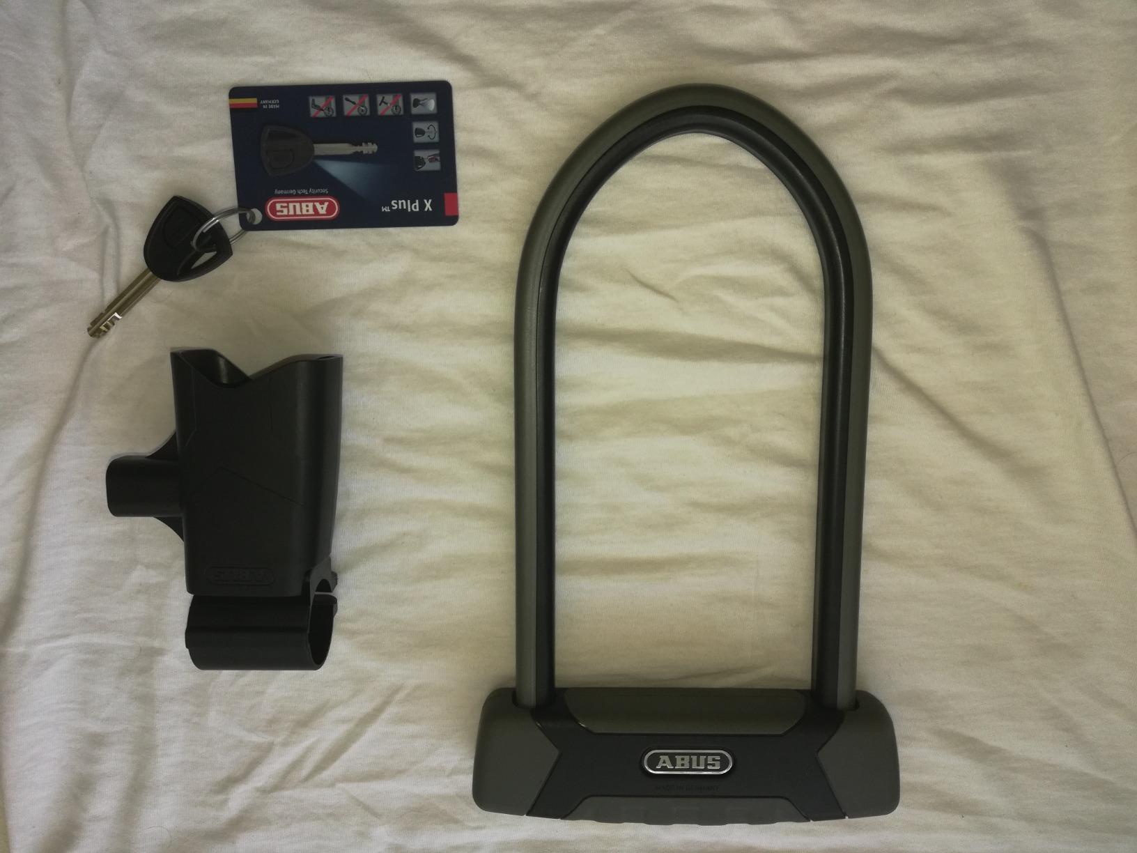 ABUS Granit XPlus 540 U-Lock, Black/Grey, 230 mm Shackle Height customer photo 2