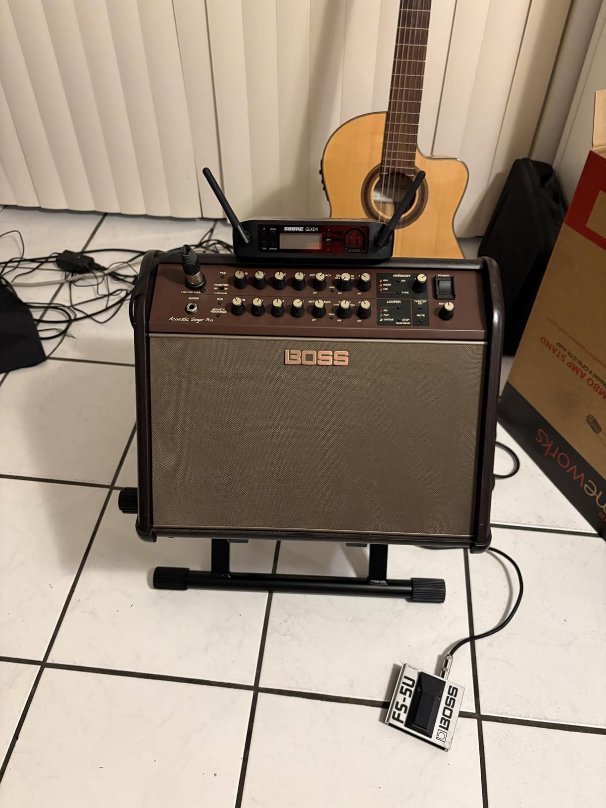 Gator Frameworks Adjustable Guitar Amp Stand, Fits Most Combo Amplifiers (GFW-GTR-AMP) customer photo 1