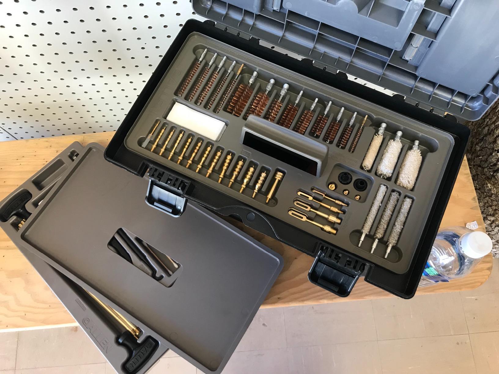 Allen Company Universal Gun Cleaning Kit and Tool Box - Rifle, Shotgun, and Handgun Cleaner - 65-Piece - Firearm Accessories for Men and Women - Care and Maintenance - Black customer photo 2