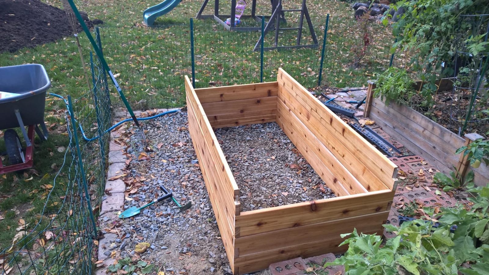 Infinite Cedar Premium Cedar Raised Garden Bed - 3' x 6' x 11