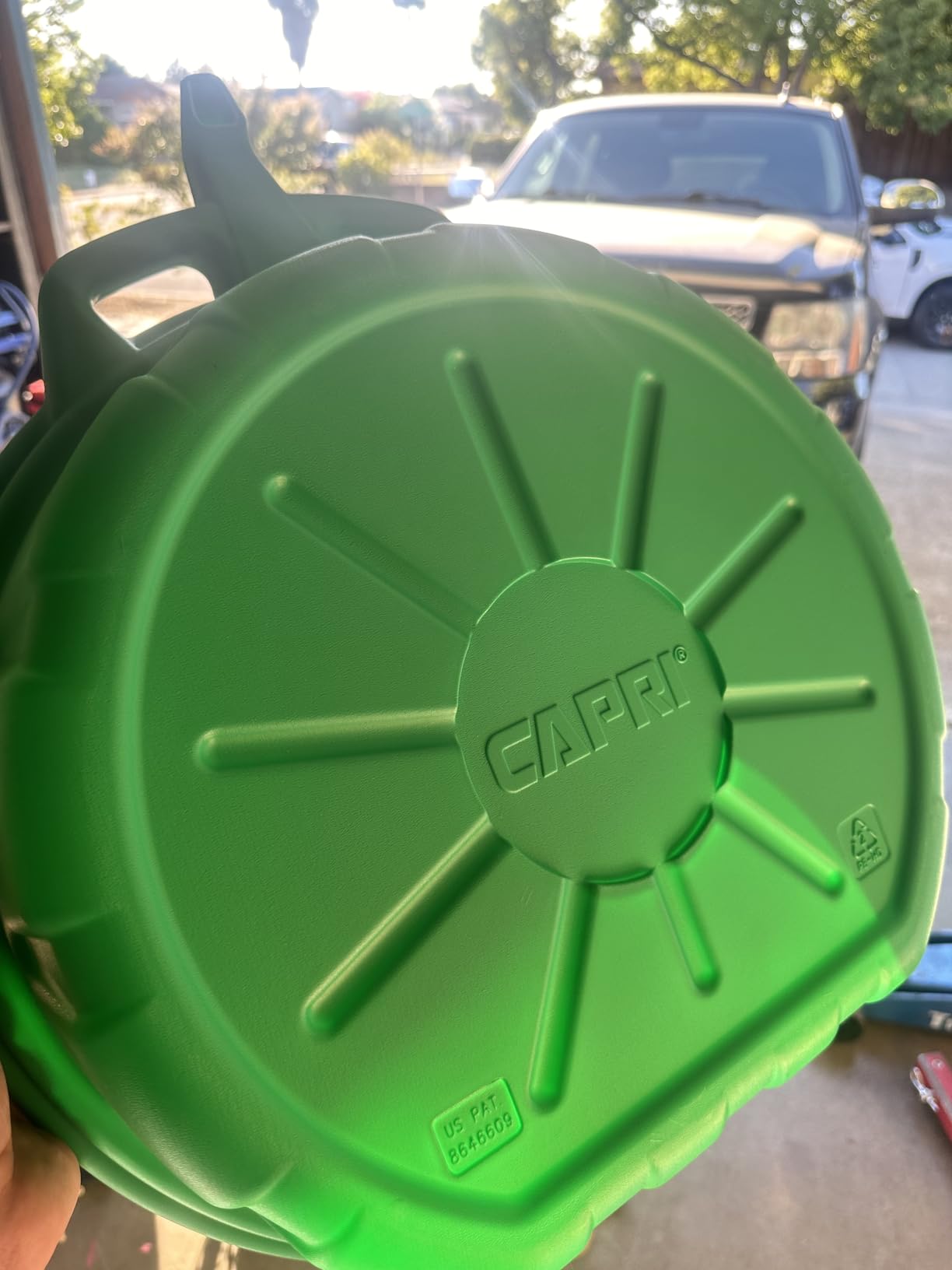 Capri Tools CP21023 Portable Oil Drain Pan, Anti-Freeze, Green customer photo 2