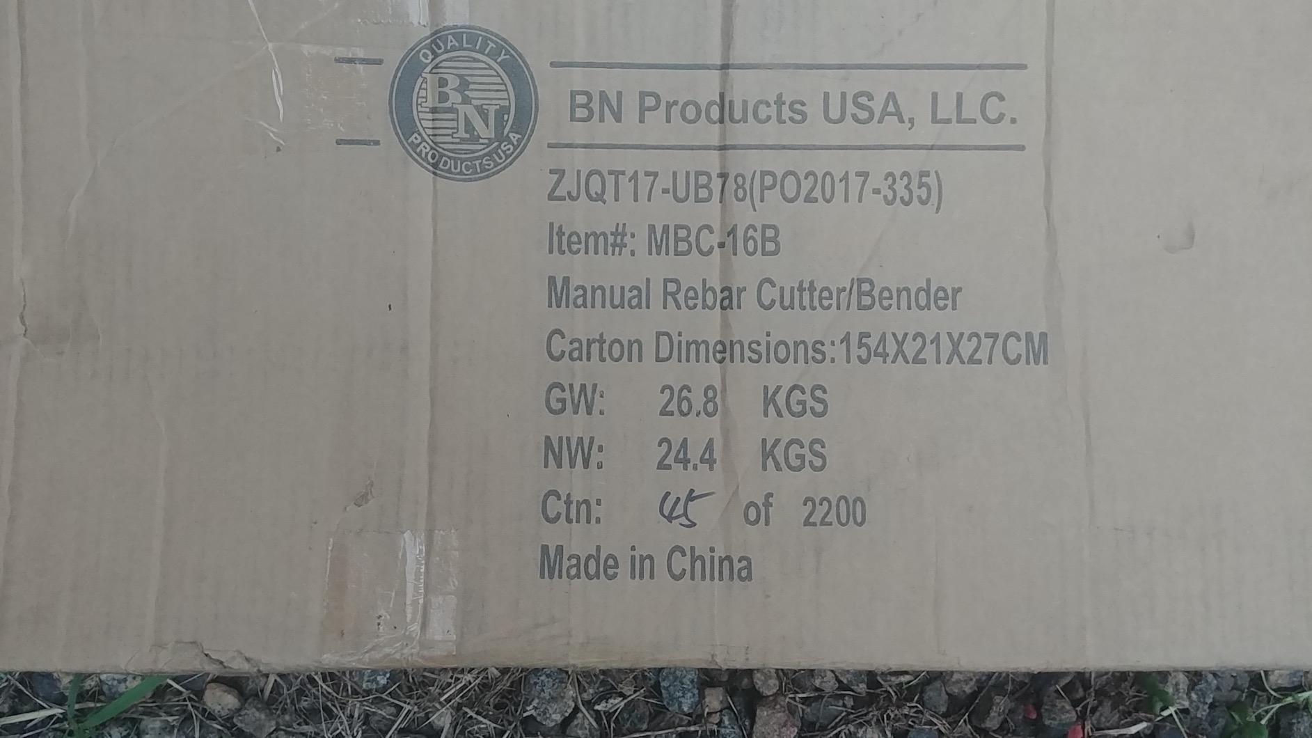 MBC-16B 1 Manual Bender/Cutter, Orange customer photo 1