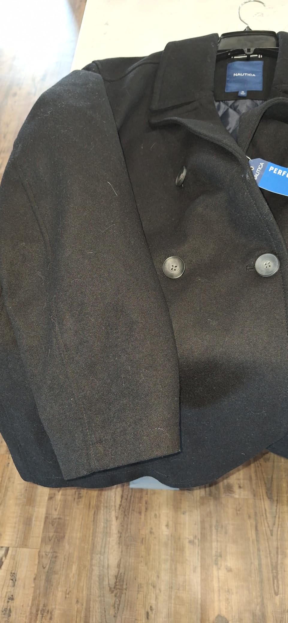 Nautica Men's Wool Blend Peacoat - Double-Breasted Winter Coat, Regular, Big & Tall Sizes customer photo 1