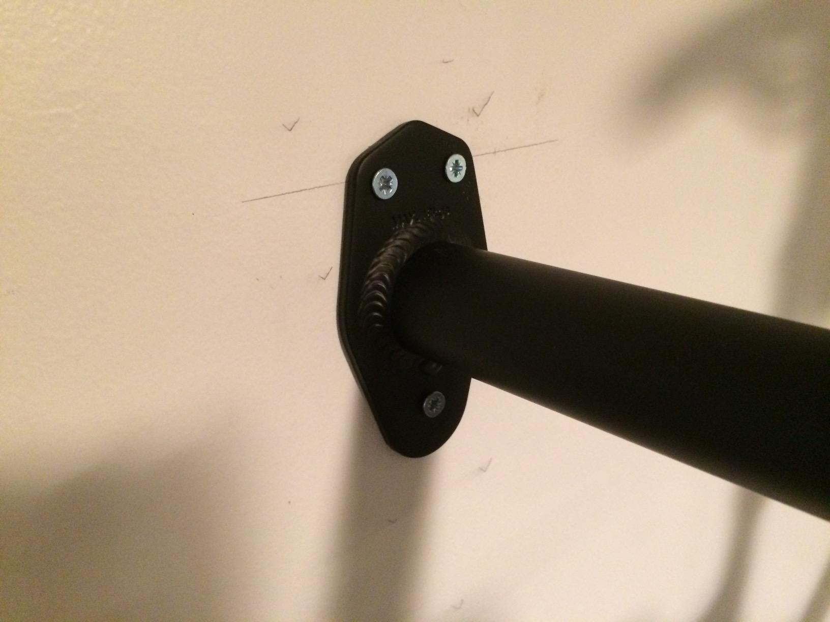 Ibera Bike Wall Mount - Adjustable Frame Holder & Soft Rubber Cradles - Garage Bike Rack for Road, MTB, Kids, Hybrid Bikes - Easy Installation & Space-Saving Design customer photo 1
