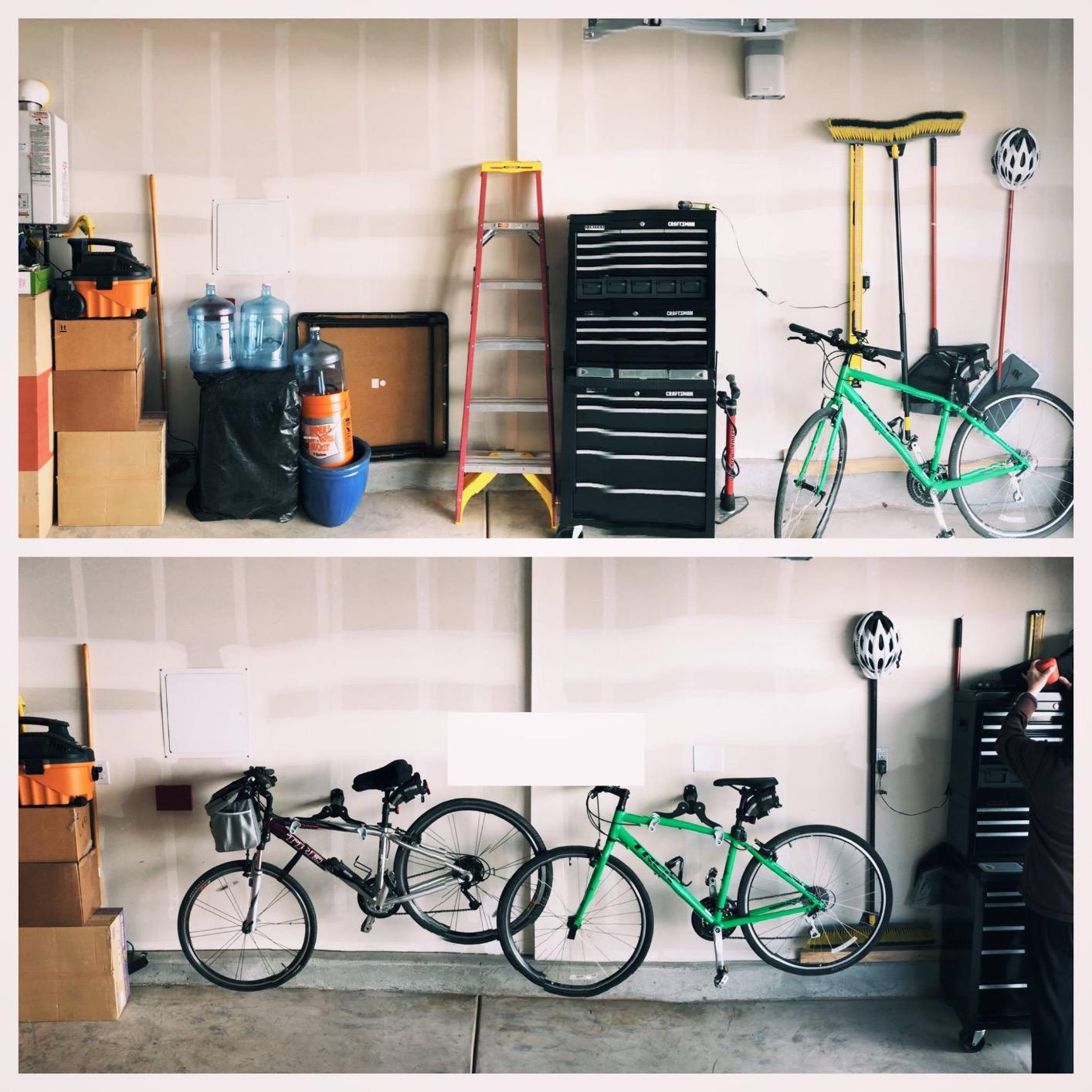 Ibera Bike Wall Mount - Adjustable Frame Holder & Soft Rubber Cradles - Garage Bike Rack for Road, MTB, Kids, Hybrid Bikes - Easy Installation & Space-Saving Design customer photo 2