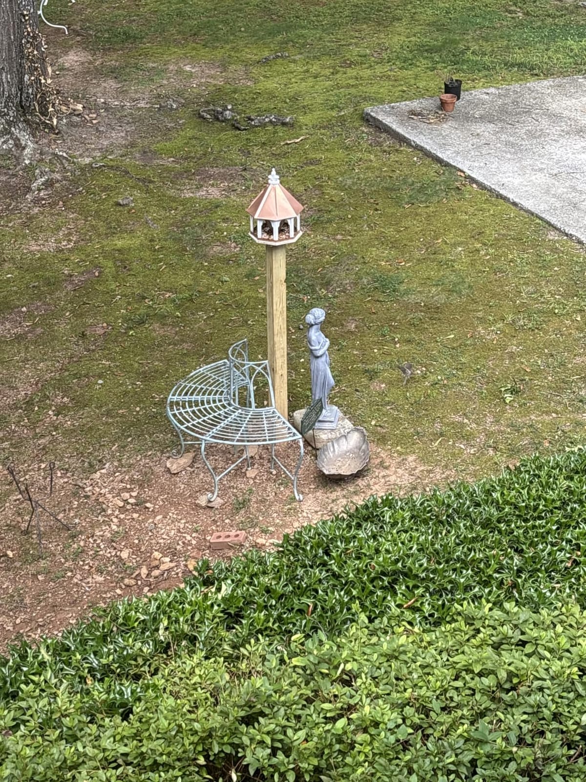 Handmade Copper Roof Bird Feeder, Made in USA (SBF8C) customer photo 2