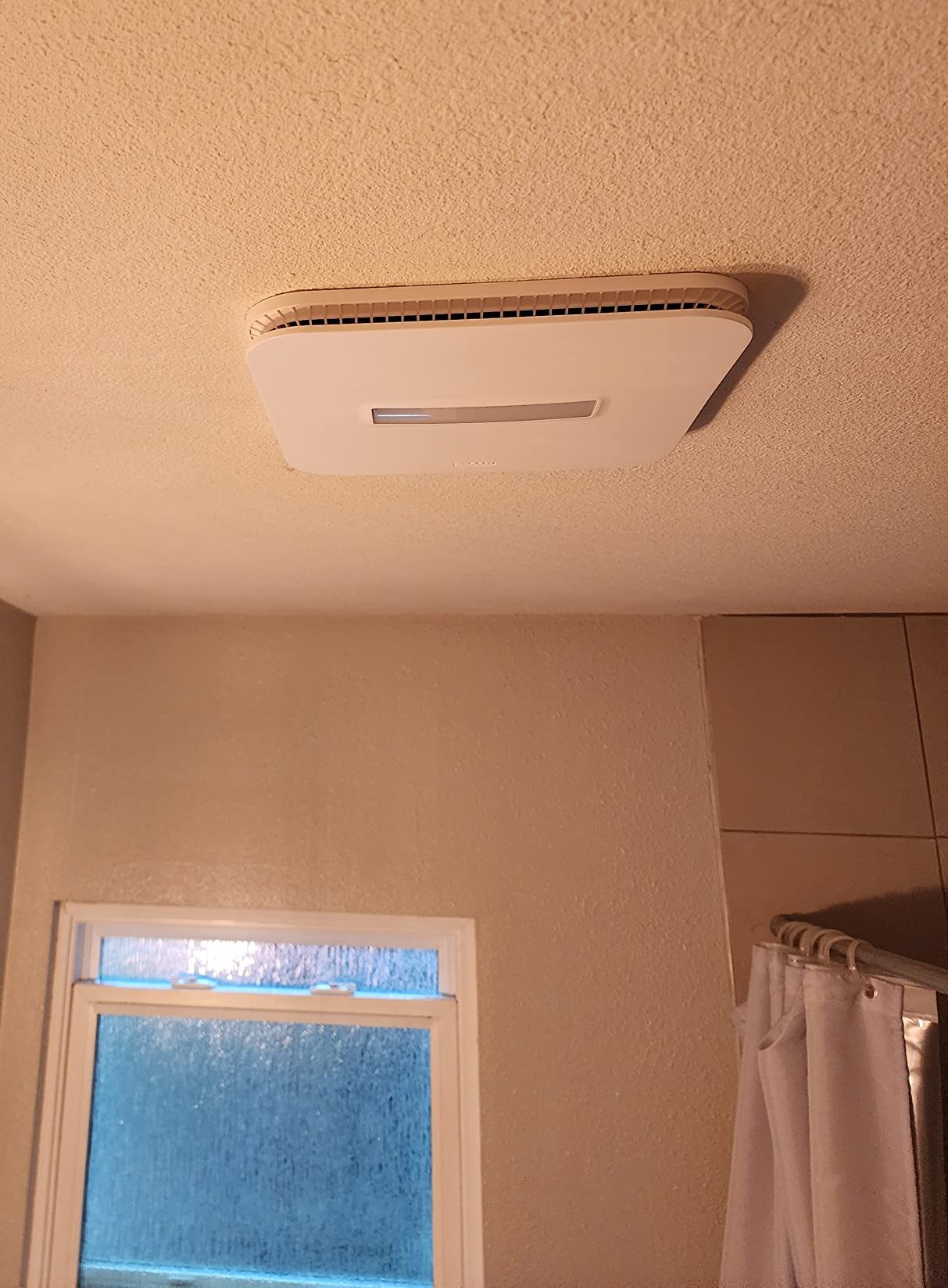 Broan-NuTone Bathroom Exhaust Fan with LED Light and Roomside Installation, 110 CFM, 1.0 Sones, Selectable CCT LED Light (3000K-5000K) customer photo 2