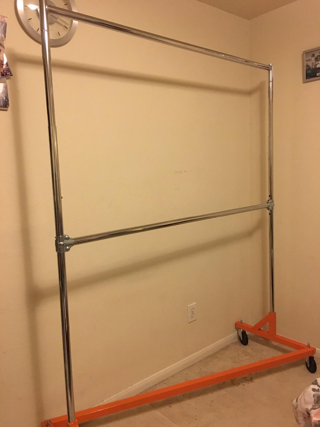Econoco Economy Z-Rack, Collapsible, Orange, 64