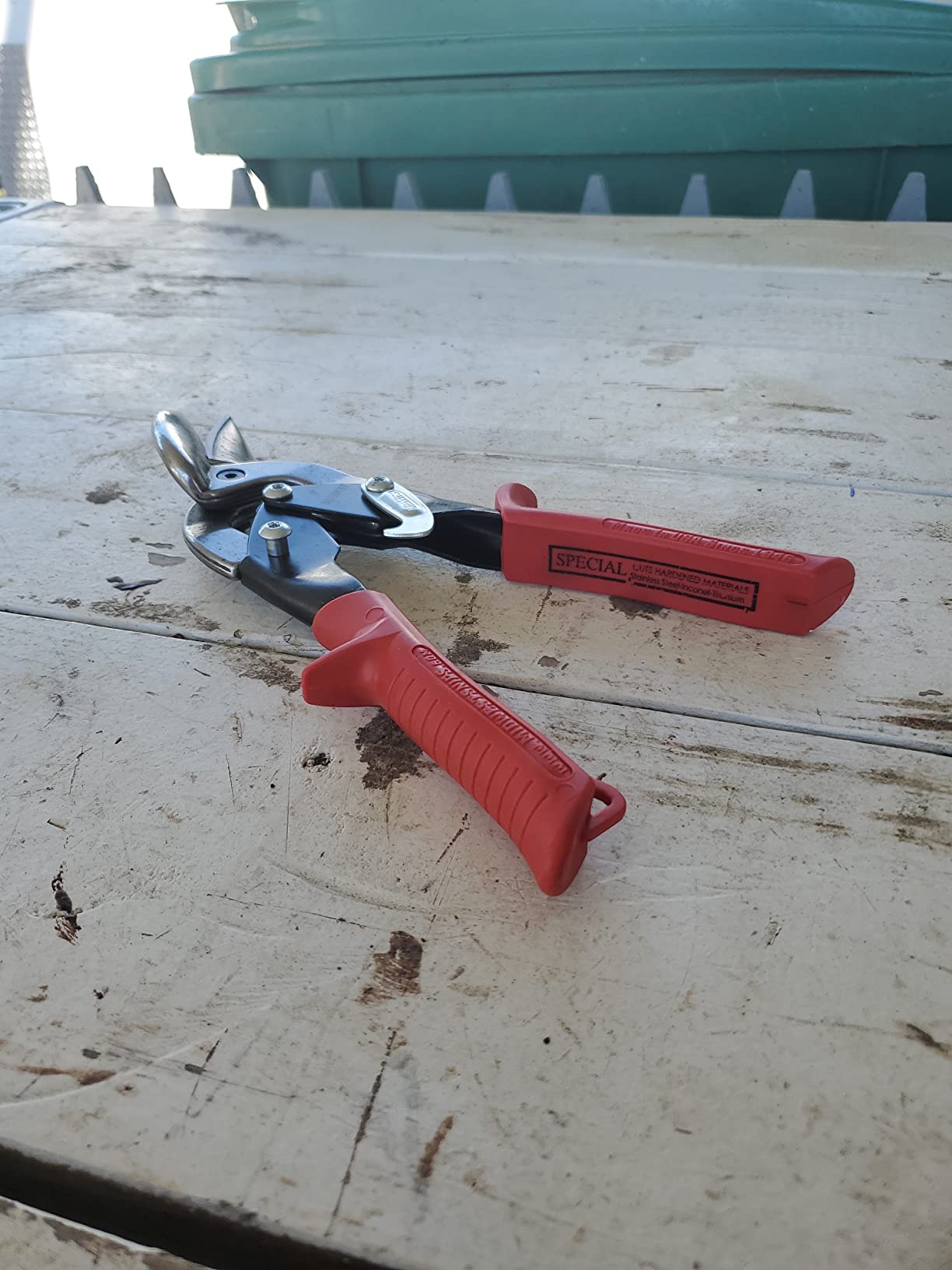 MIDWEST Special Hardness Aviation Snip - Left Cut Offset Stainless Steel Cutting Shears, Made in the USA - MWT-SS6510L customer photo 2