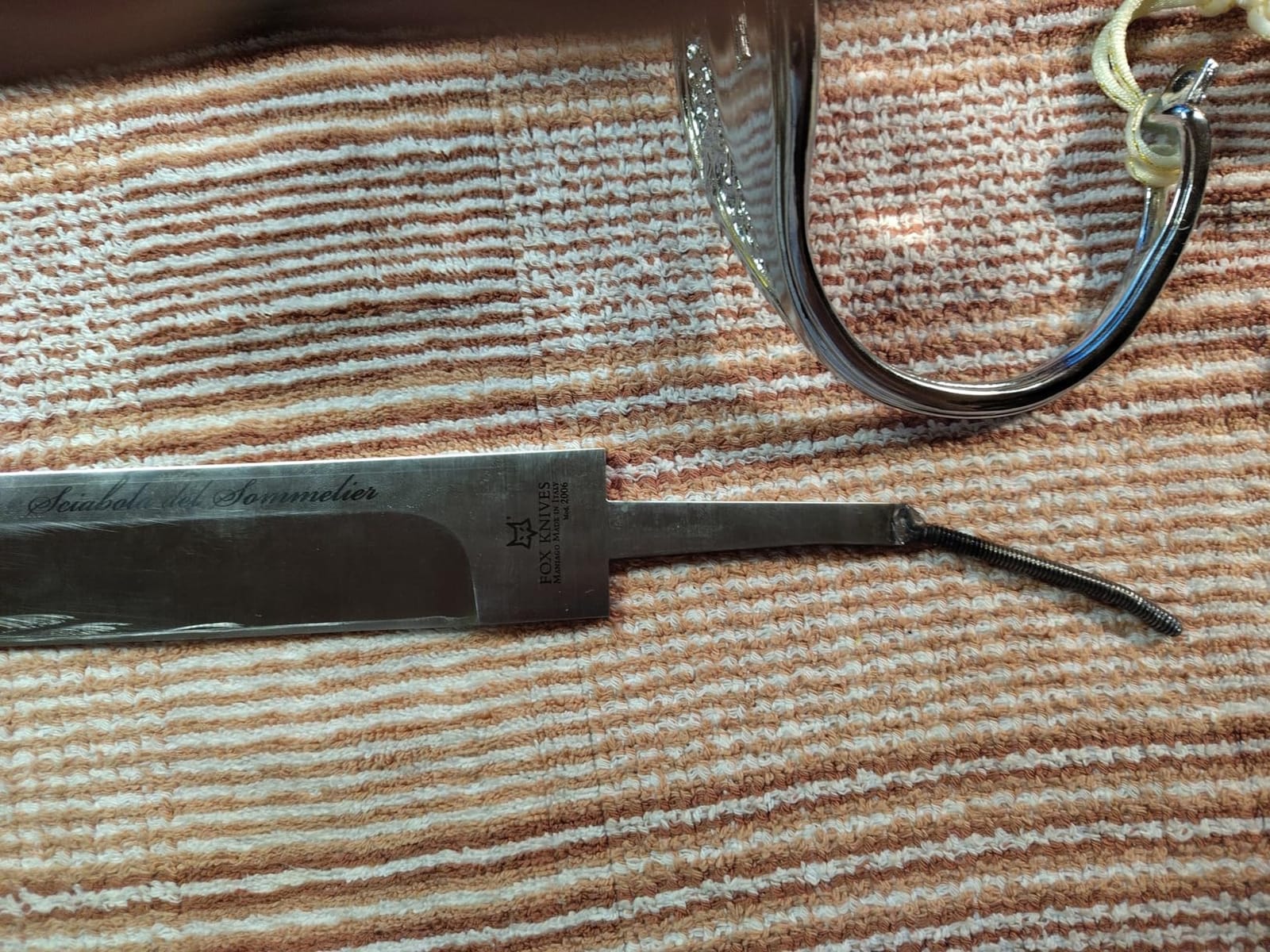 Fox Knives Champagne Saber Sword, Sciabola del Sommelier, Bottle Opener customer photo 2