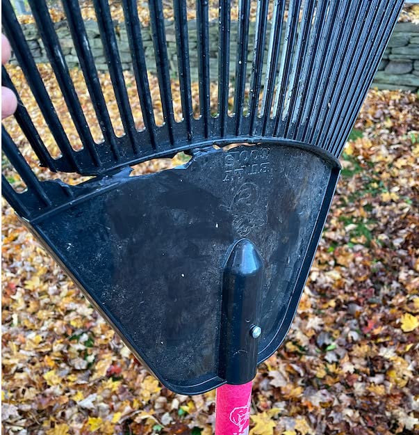 Bully Tools Poly Lawn and Leaf Rake - Fiberglass Handle, 24-Inch - Commercial Grade Heavy Duty Poly Tines, 90 Degree Teeth - Ideal Rake for Leaves, Gardening and Landscaping - 100% Made in The USA customer photo 1