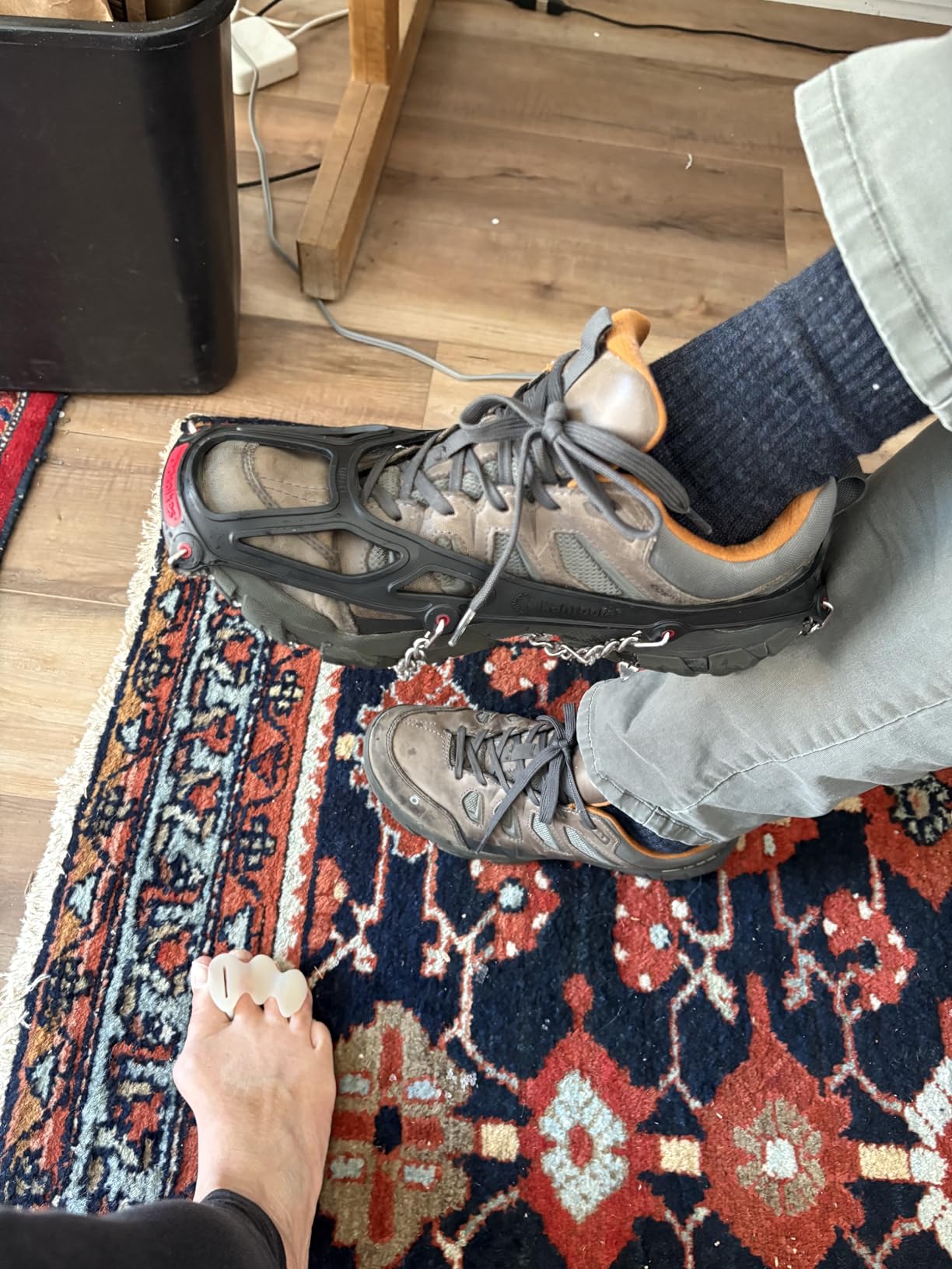 Kahtoola MICROspikes Footwear Traction for Winter, Snow & Ice Trail Hiking customer photo 1