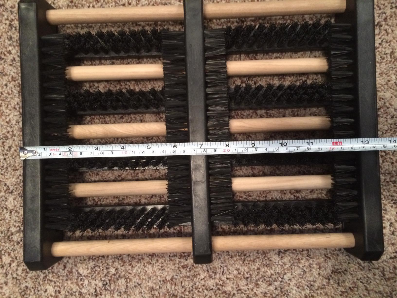 Jobsite Boot Scraper - Outdoor Shoe Scrubber Cleaner Brush customer photo 1