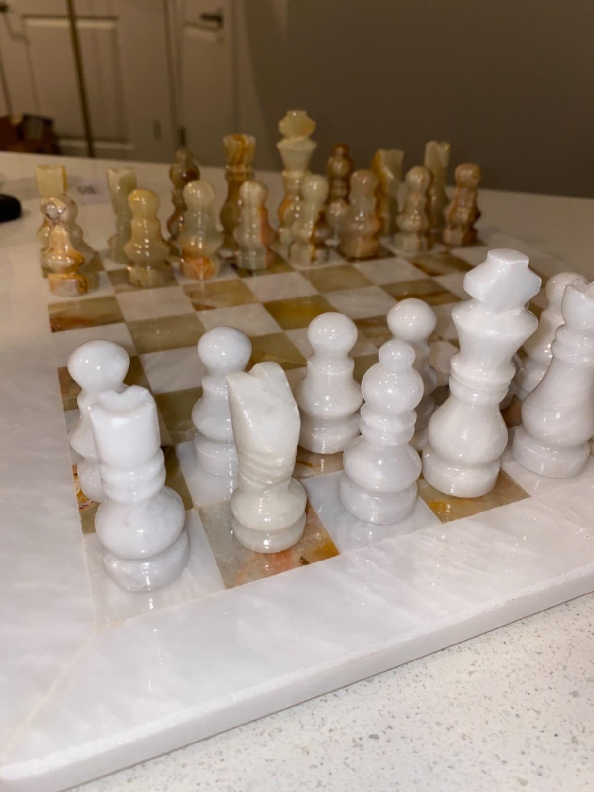 Radicaln Marble Chess Set 12