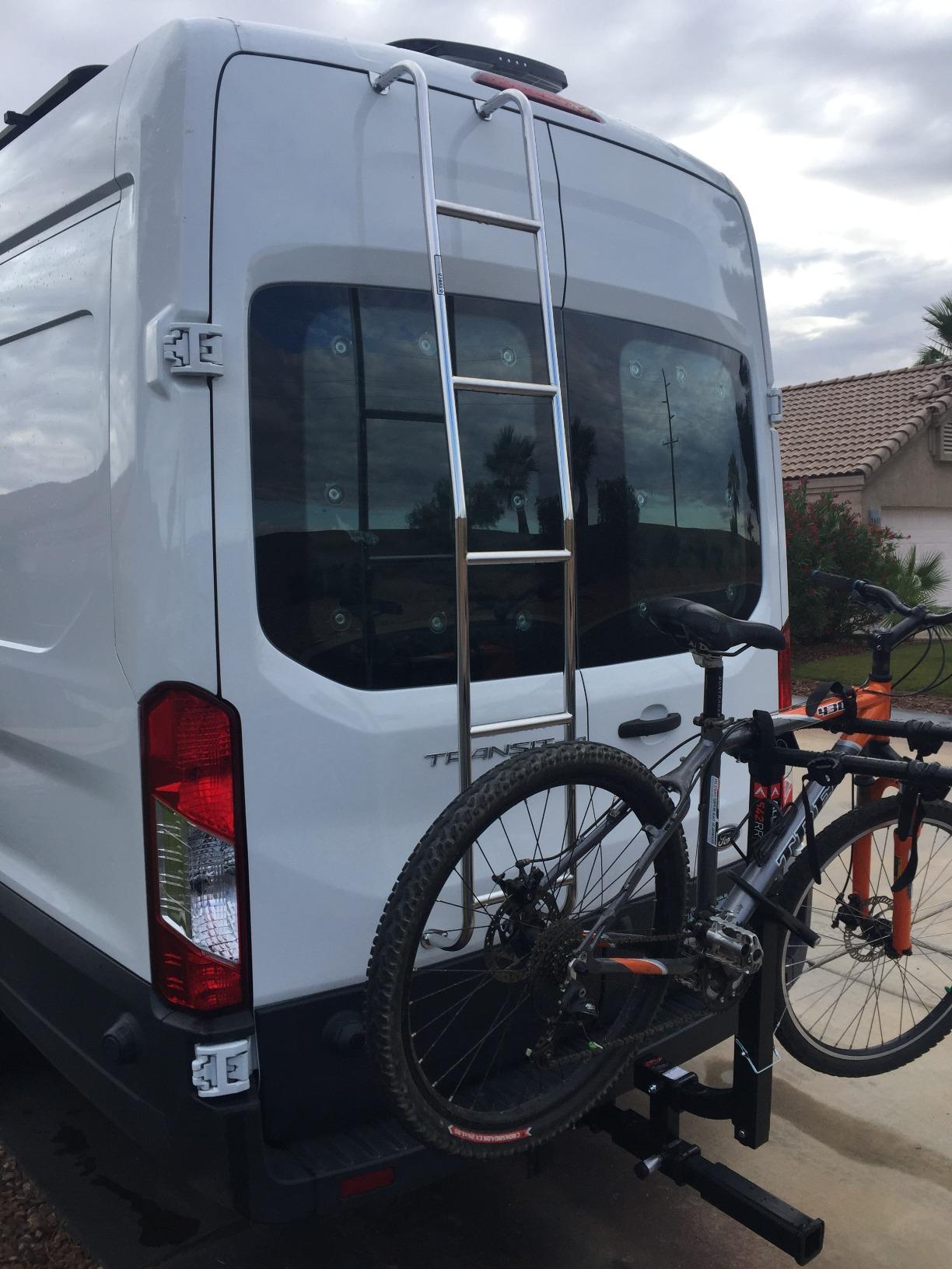 Surco 093TL Stainless Steel Van Ladder Ford Transit High Roof 2014 - Current Year customer photo 2