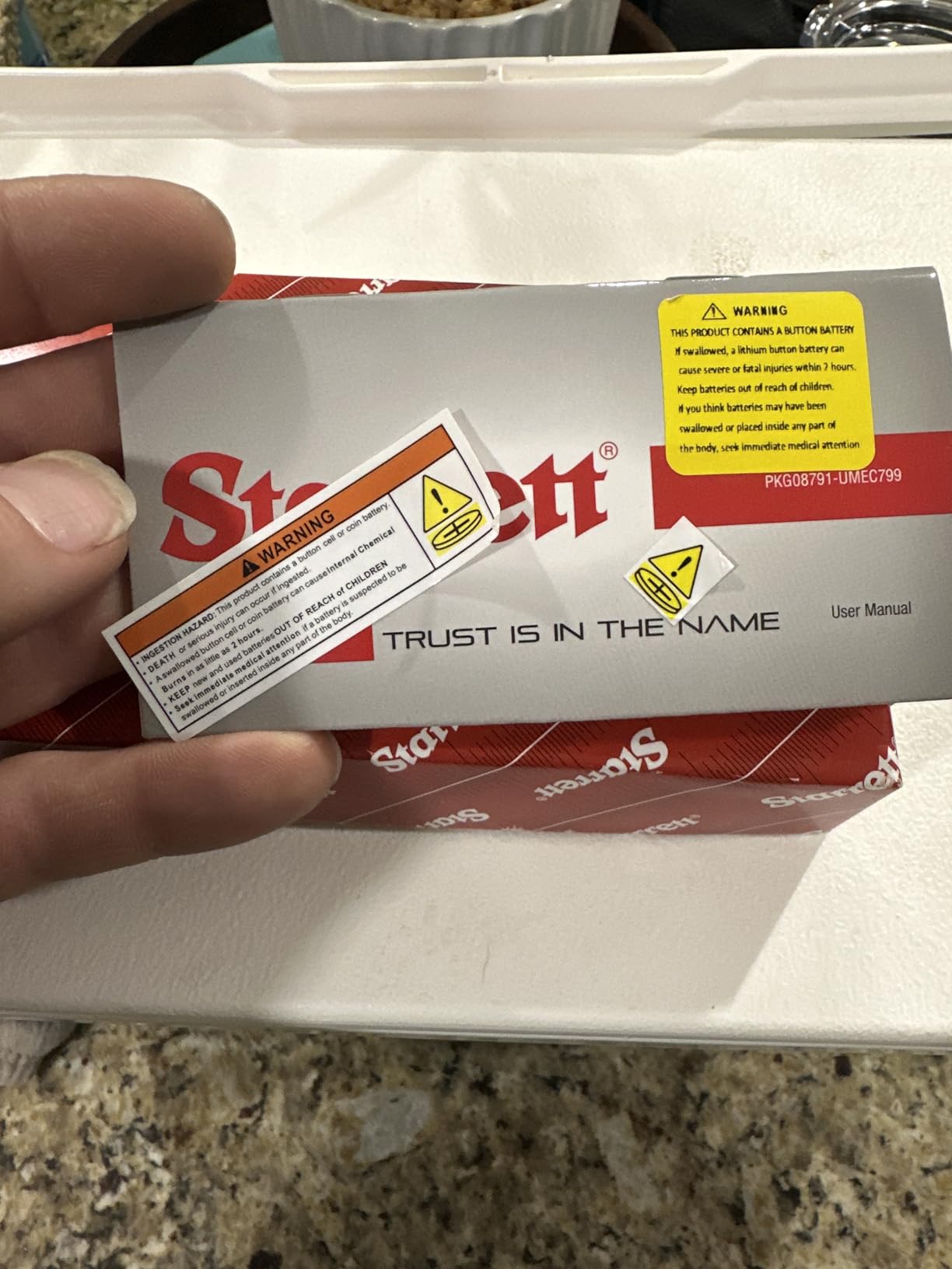 Starrett Stainless Steel Electronic Slide Caliper, 0-6