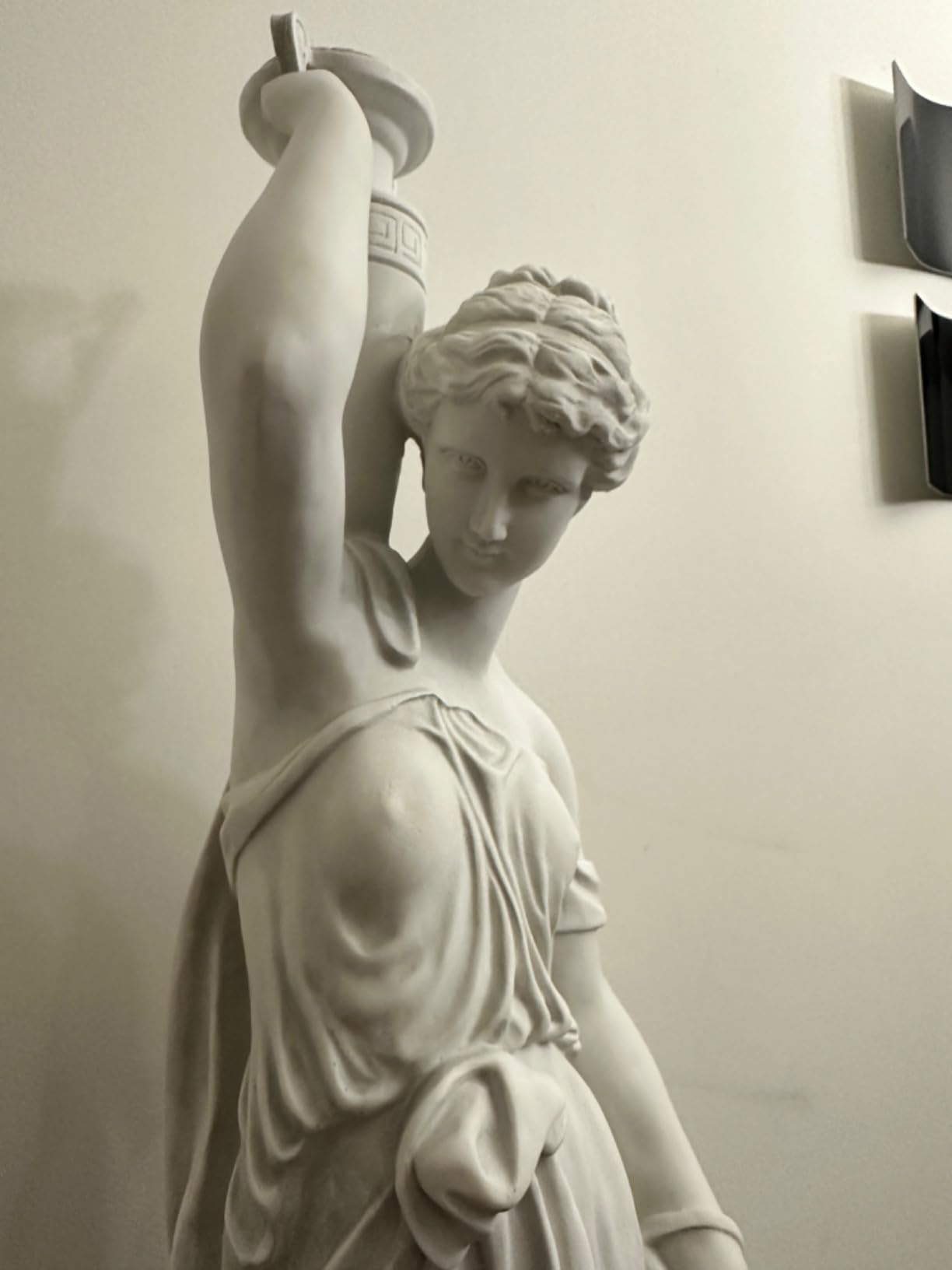 Design Toscano Dione the Divine Greek Water Woman Indoor/Outdoor Garden Statue, Grande, 38 inches tall, Cast Stone Resin, Antique Stone Finish customer photo 1