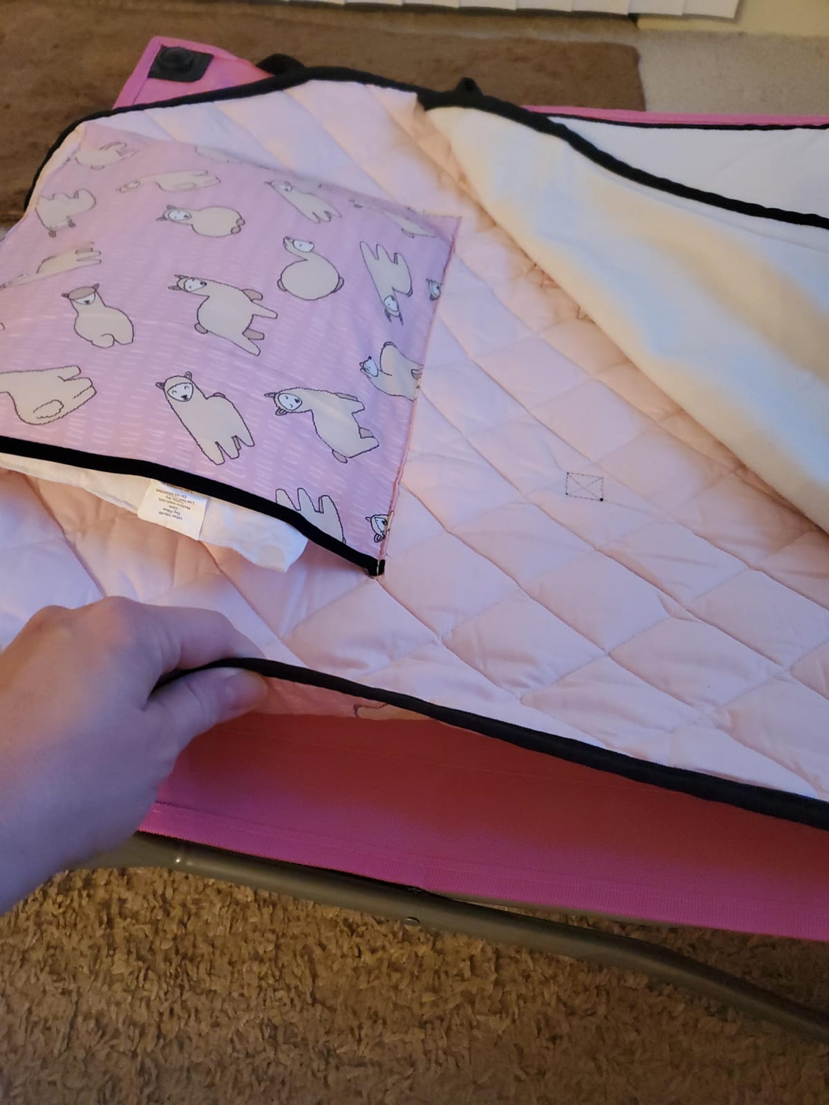Tot Cot Kids Nap Mat - Toddler Preschool Daycare Bedding Cover customer photo 2