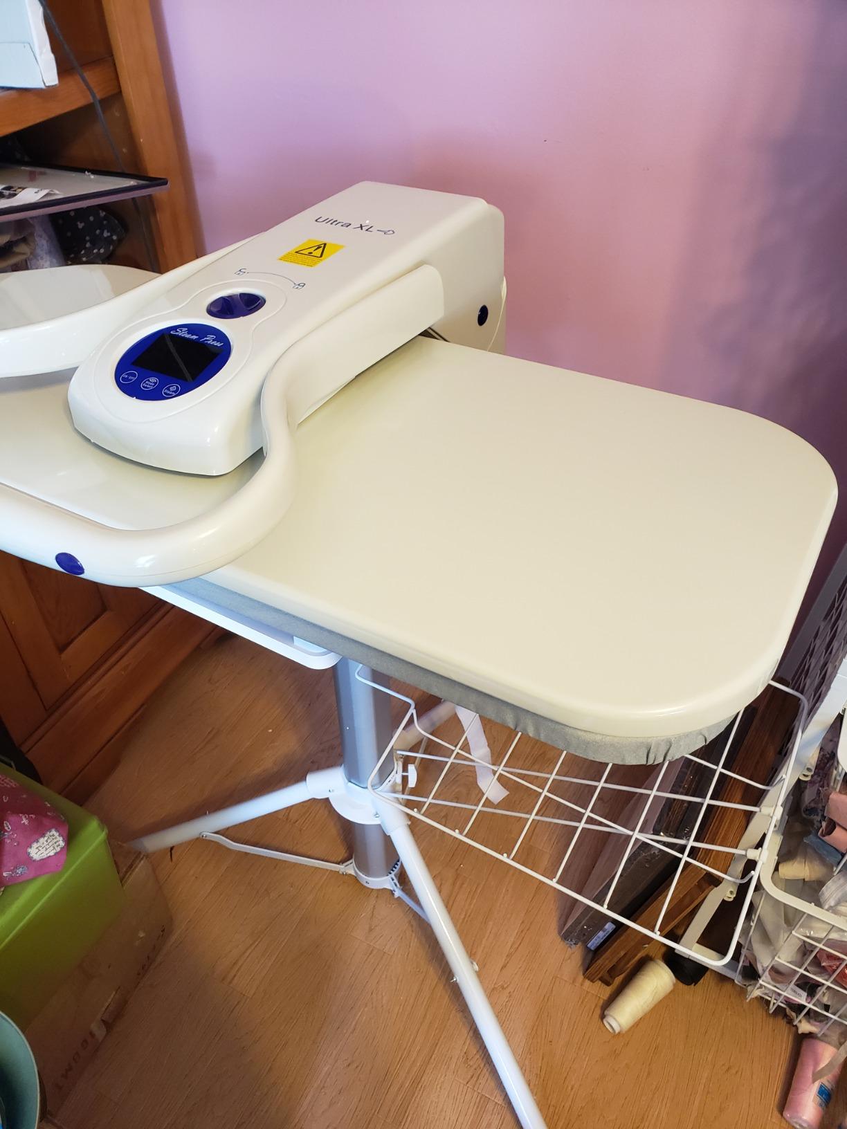 SpeedyPress Oversize Pressing Iron/Steam Press | Ultra XL Electronic Iron Press w/ 100LBs. of Pressing Pressure for Home/Business | Multiple Steam Functions & Temp Settings, Large Pressing Surface customer photo 2