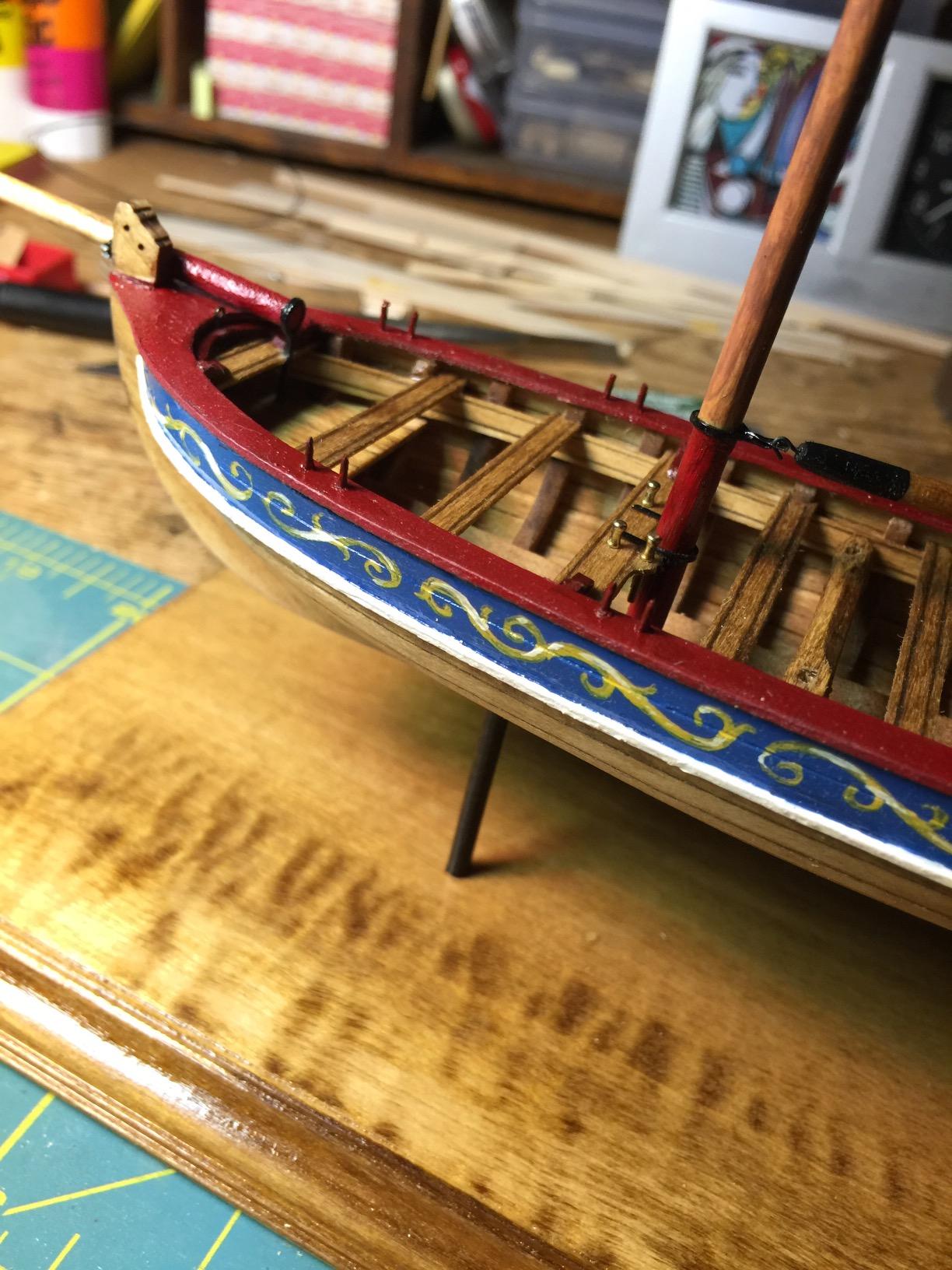 Model Shipways 18th Century Longboat Wood Model Kit 1:48 Beginner to Intermediate Level True Plank-on-Frame Model Boat Kit for Adults to Build customer photo 1