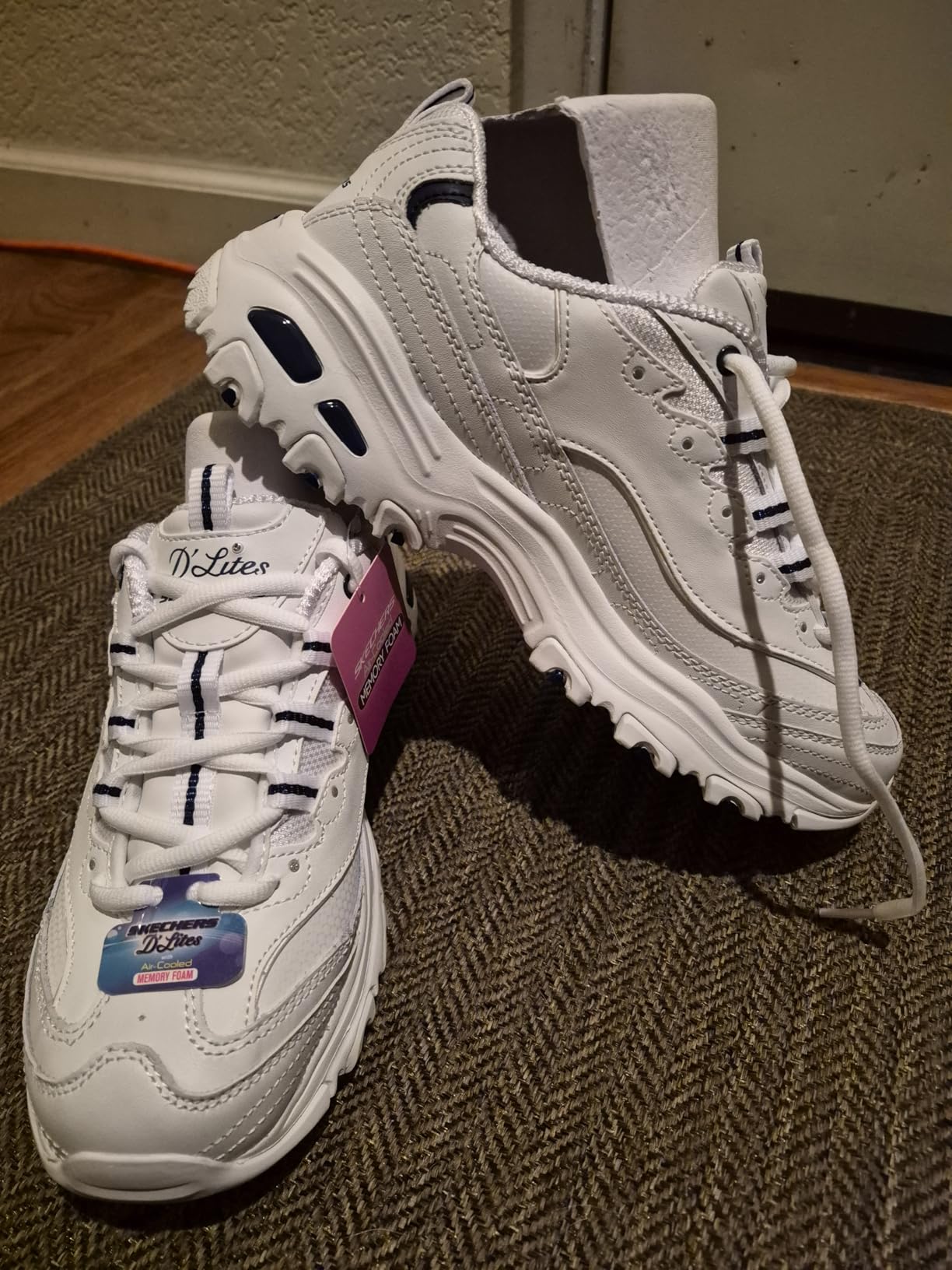 Skechers Women's D'Lites Fresh Start Memory Foam Lace-up Sneaker customer photo 1