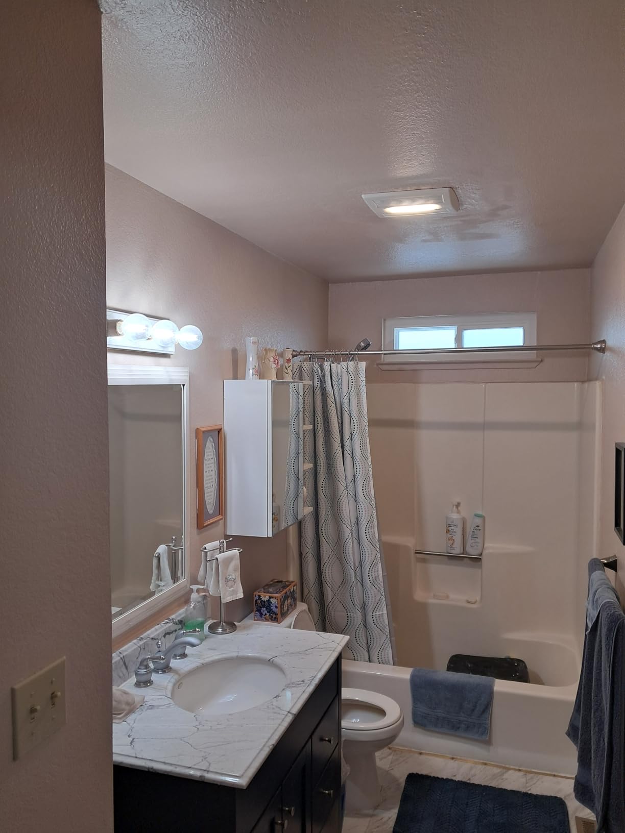 Broan-NuTone Bathroom Exhaust Fan with LED Light and Roomside Installation, Energy Star Certified, 110 CFM, Very Quiet 1.0 Sones White, AE110L customer photo 2