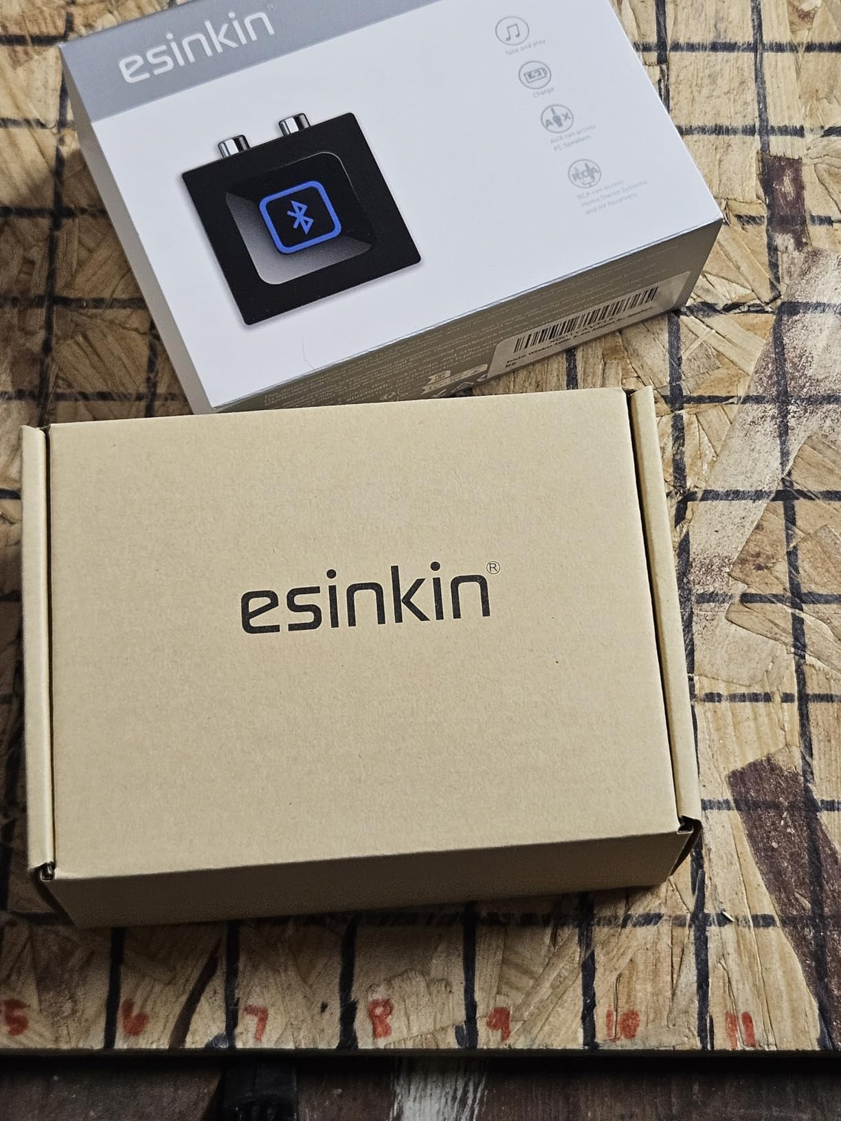 Esinkin Bluetooth Audio Adapter for Music Streaming Sound System customer photo 2