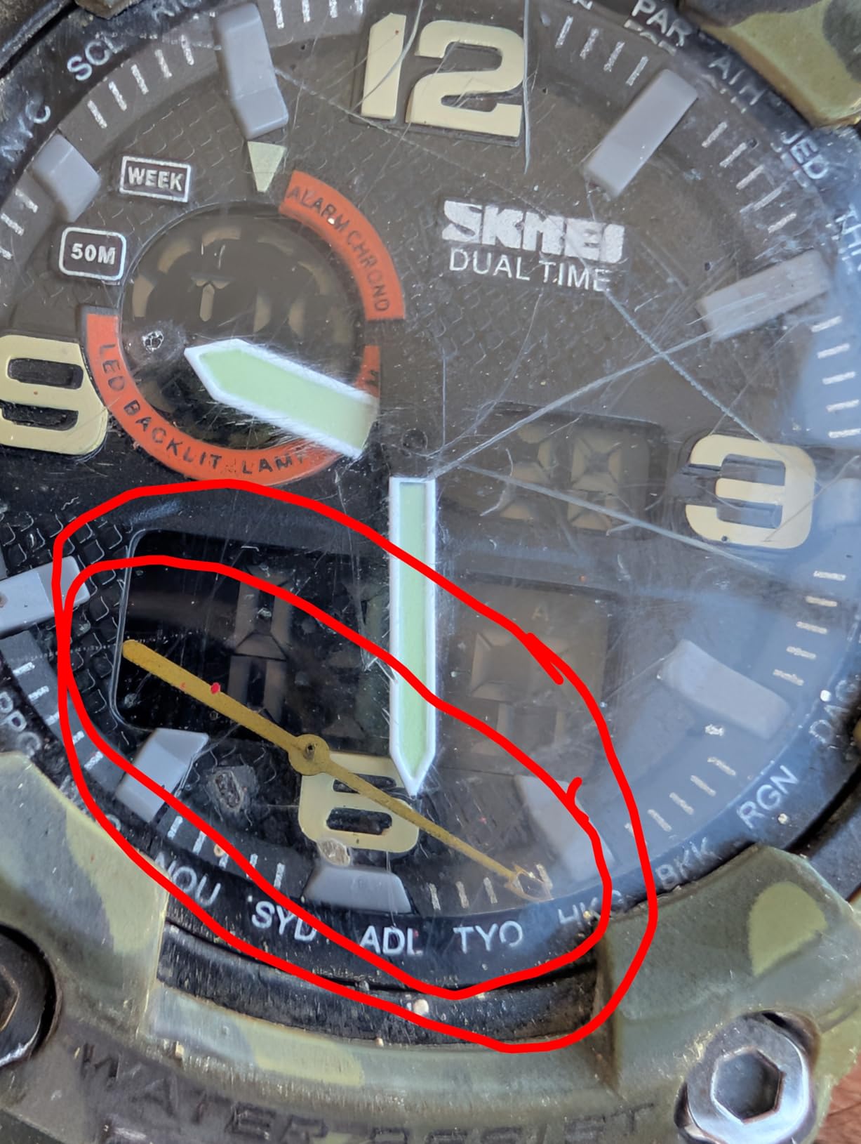 Men's Large Face Outdoor Sports Watches Military S-Shock Watch Waterproof, Backlight, Alarm, Stopwatch Features - Rugged Wristwatch for Training, Hiking, and Adventure customer photo 2