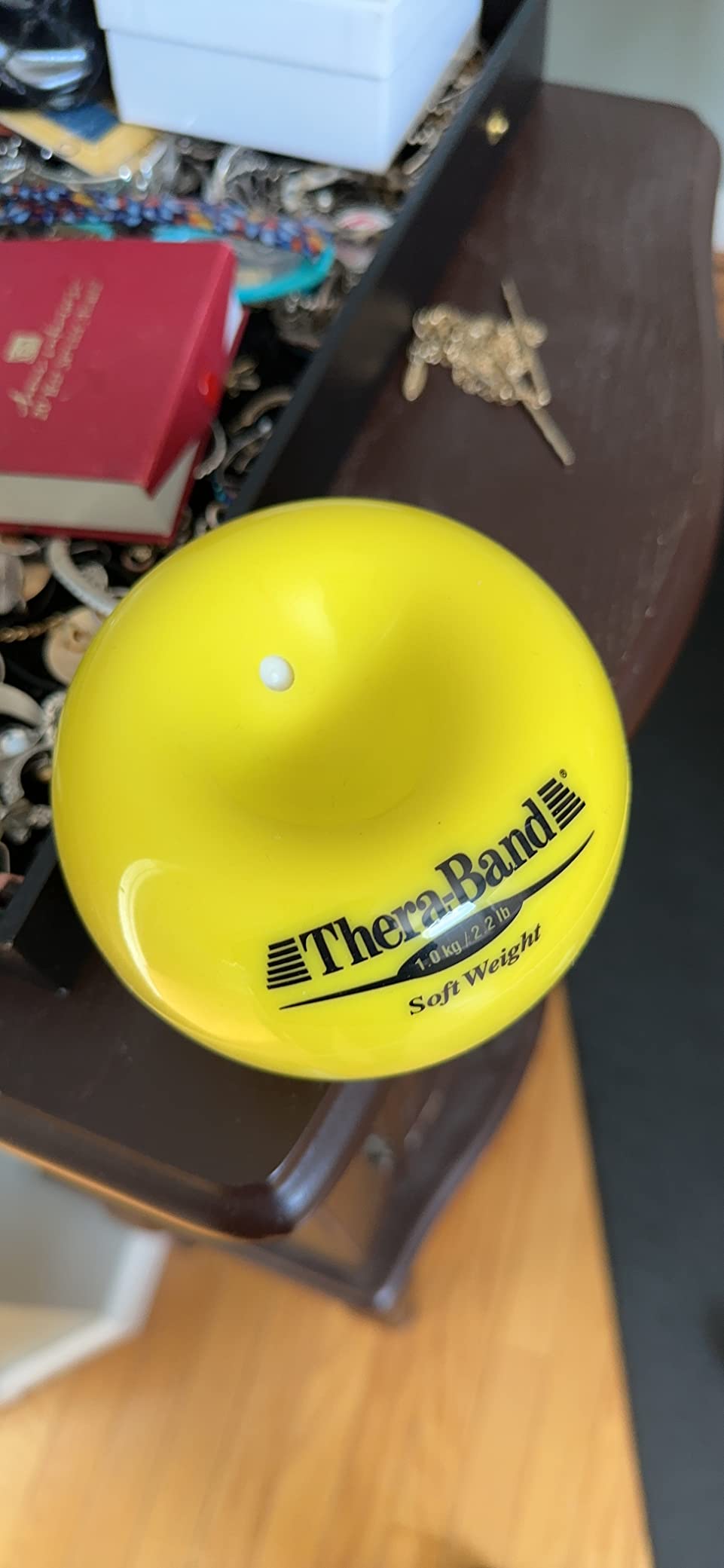 THERABAND Soft Weight Set of 6, Medicine Ball, Weighted Exercise, 4.5
