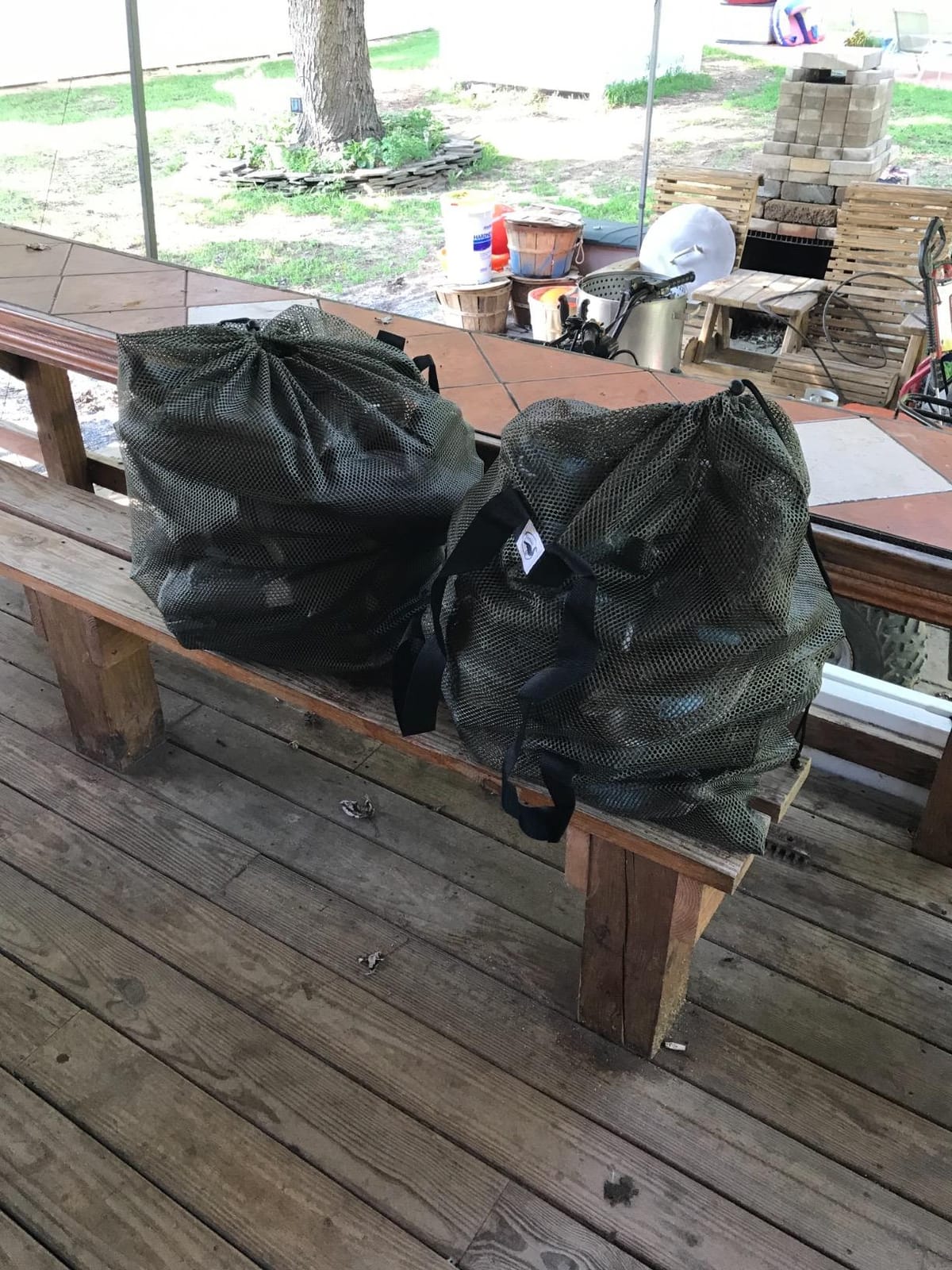 Mesh Decoy Bags - Hunting Equipment to Protect Turkey, Goose & Duck Decoys - 2 Decoy Bag Bundle - Fits Up to 2 Dozen Decoys customer photo 2