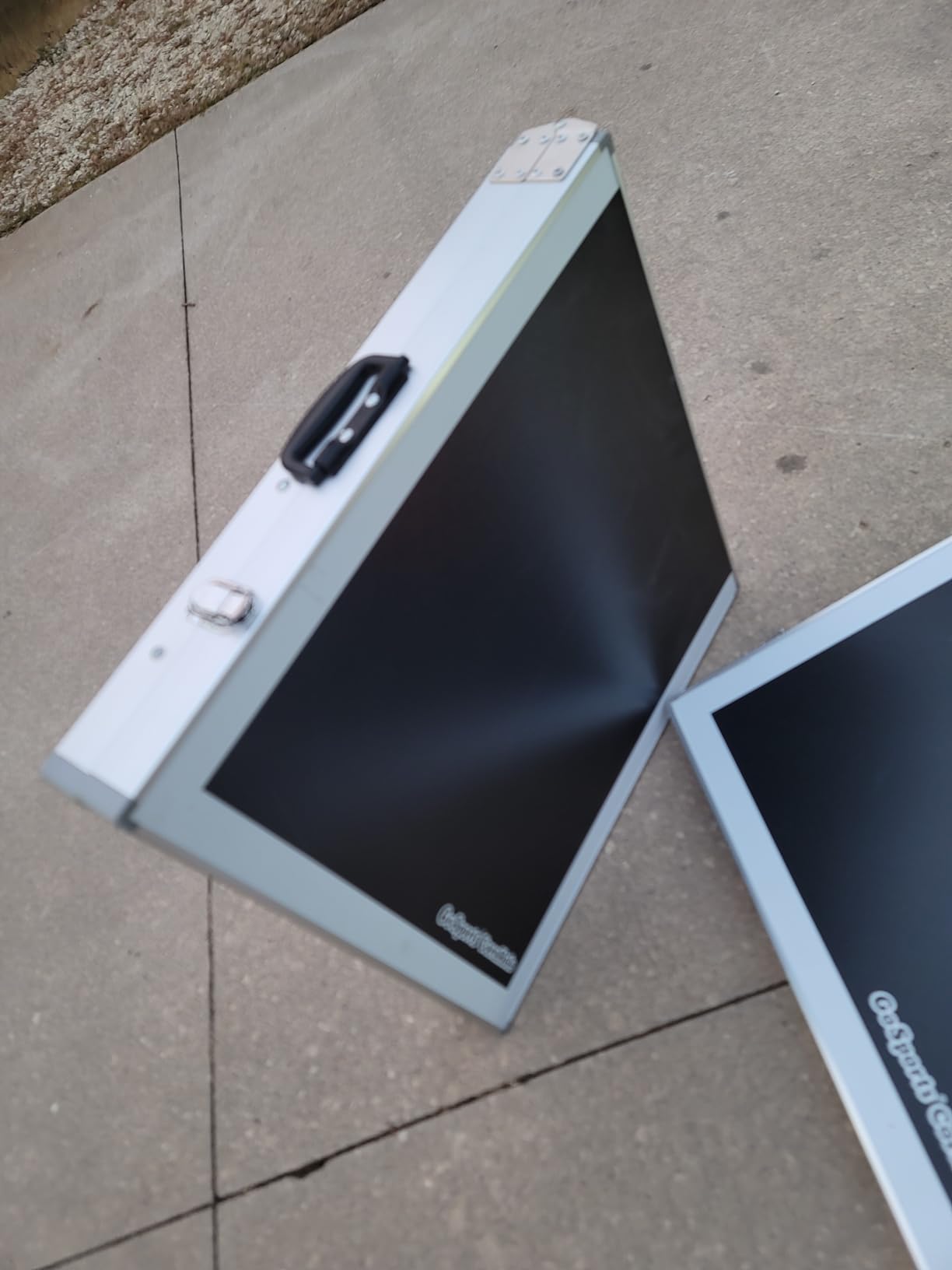 GoSports 4 x 2 ft Ultra Portable Cornhole Board Set - Choose LED Lights or Standard - Regulation Size Corn Hole Games for Adults, Perfect for Tailgating and Camping - Includes 8 Bean Bags & Rules customer photo 2