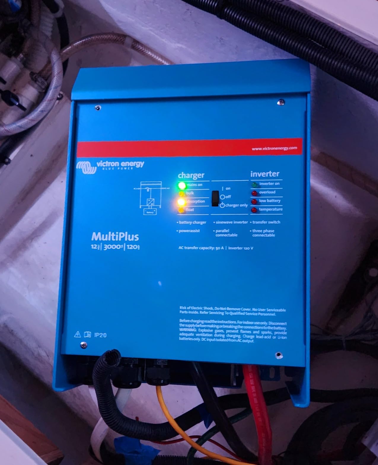 Victron Energy MultiPlus Inverter/Charger 3000VA 12V 120A customer photo 2