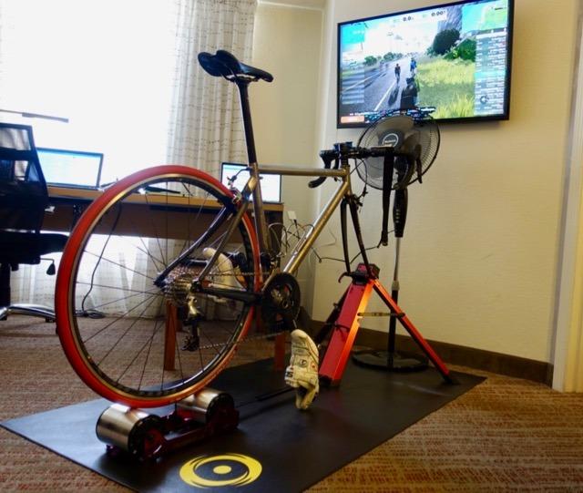 FEEDBACK SPORTS | Omnium Lightweight and Portable Bike Trainer | for 16” to 29” Wheels | Travel Bag Included customer photo 2