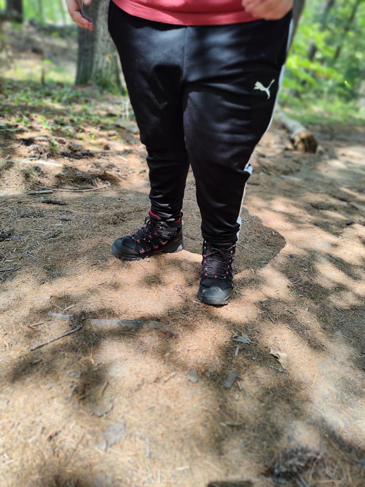 Propet Mens Ridge Walker Cap Toe Hiking Casual Boots Ankle - Black, Grey customer photo 1