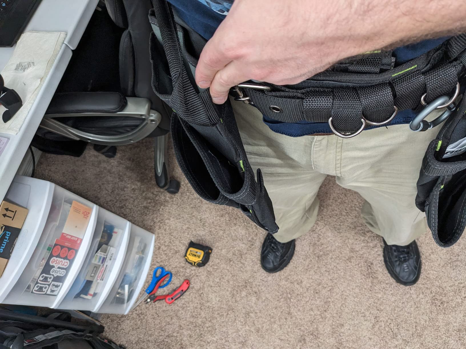 AWP Tool Belt Tool Rig, Durable Premium Utility Belt Organizer for Men & Women, Utility Work, Electrician, Mechanic customer photo 2