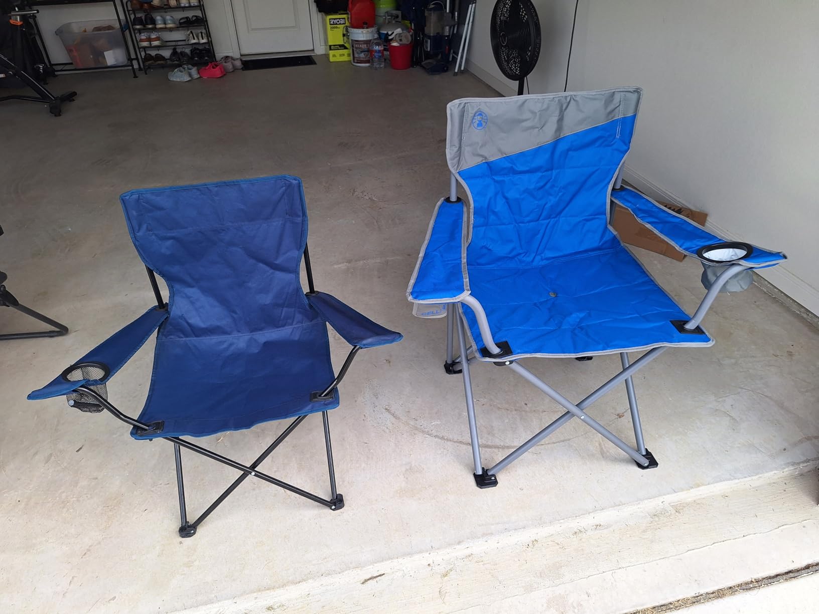 Coleman Big-N-Tall Camping Chair with Cup Holder & Side Pocket, Water-Resistant XL Outdoor Seat Supports up to 600 lbs, Great for Camping, Tailgating, Firepits, Patio, & More customer photo 1