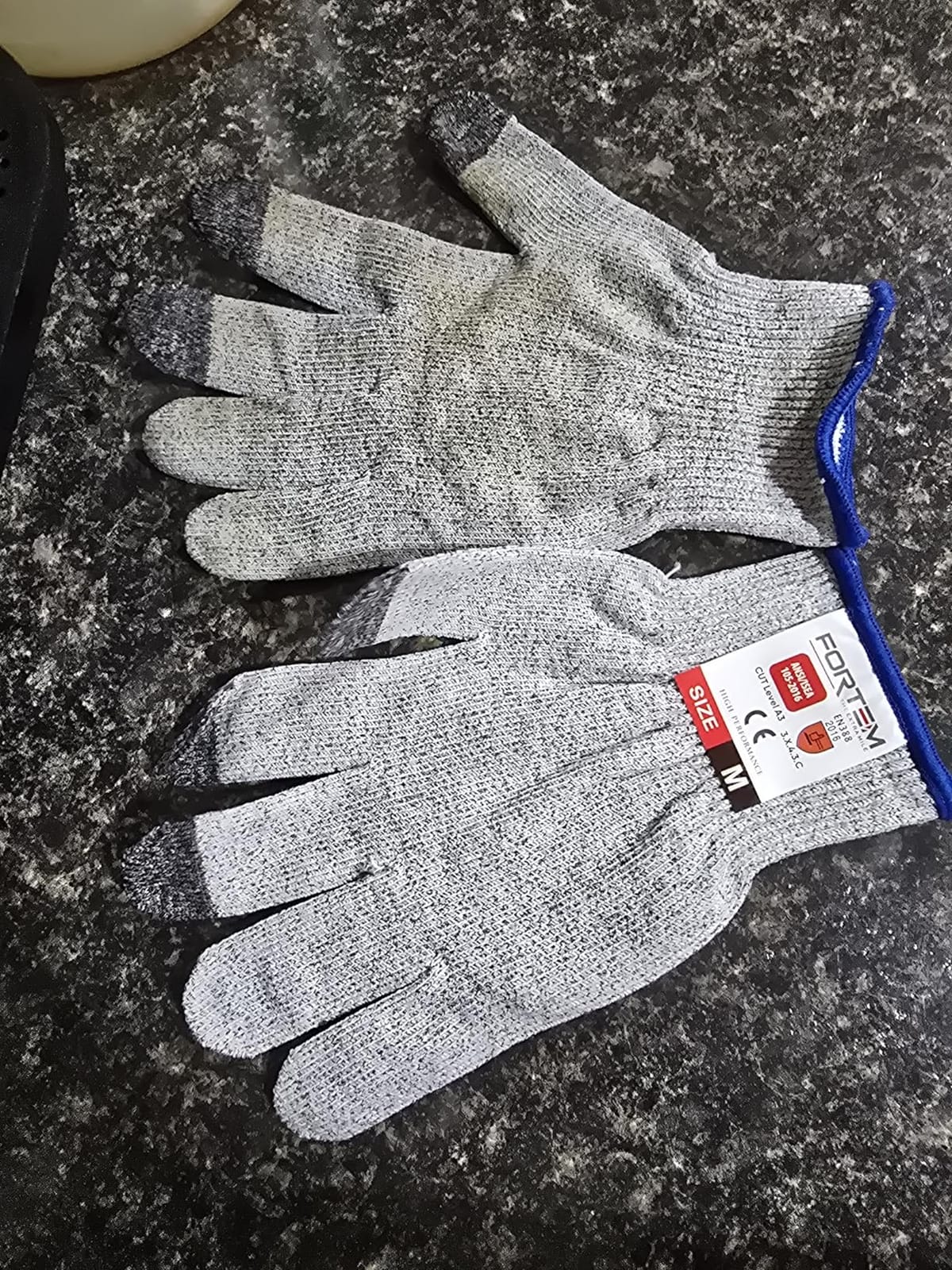 FORTEM Cut Resistant Gloves - Level 5 Protection, ANSI 100% Food Grade customer photo 2