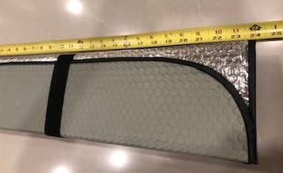 Motor Trend Windshield Sunshade for Car, Truck & SUV, Black - Folding Sun Shade for Front Window, Auto Sun Visor Heat Protection, UV Rays Blocker (58 x 24 Inch) customer photo 2