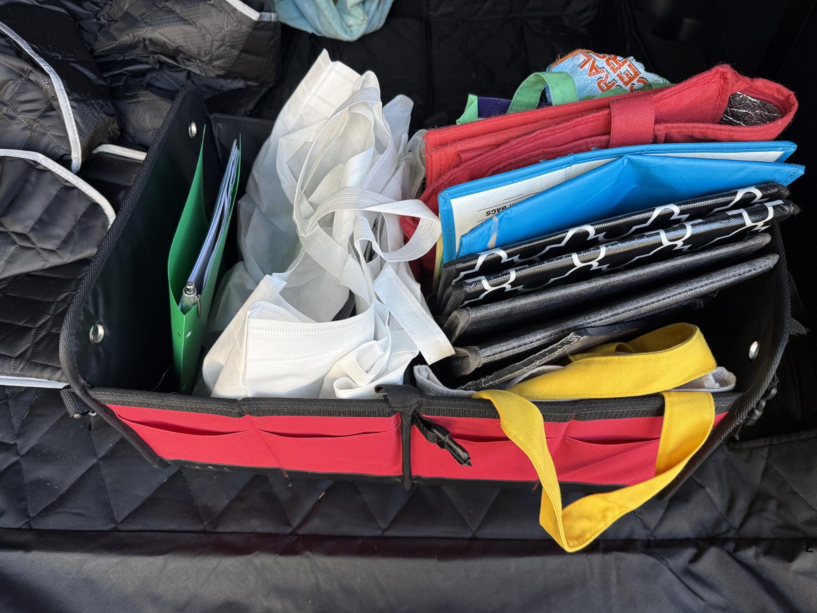Car Trunk Organizer for SUV & Truck Cargo Storage, Large, Black customer photo 2