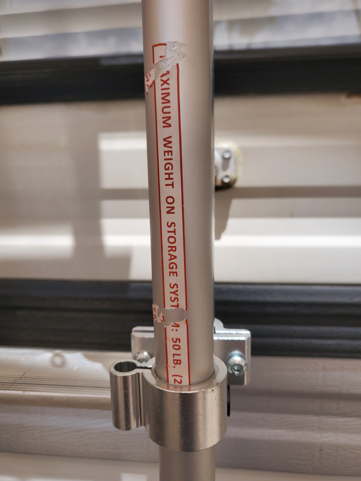 Thetford RV Ladder Mount System - Universal RV Ladder Rack for SmartTote2 | Portable RV Waste Tote Tanks | Bikes | Chairs - Thetford 40830 customer photo 1